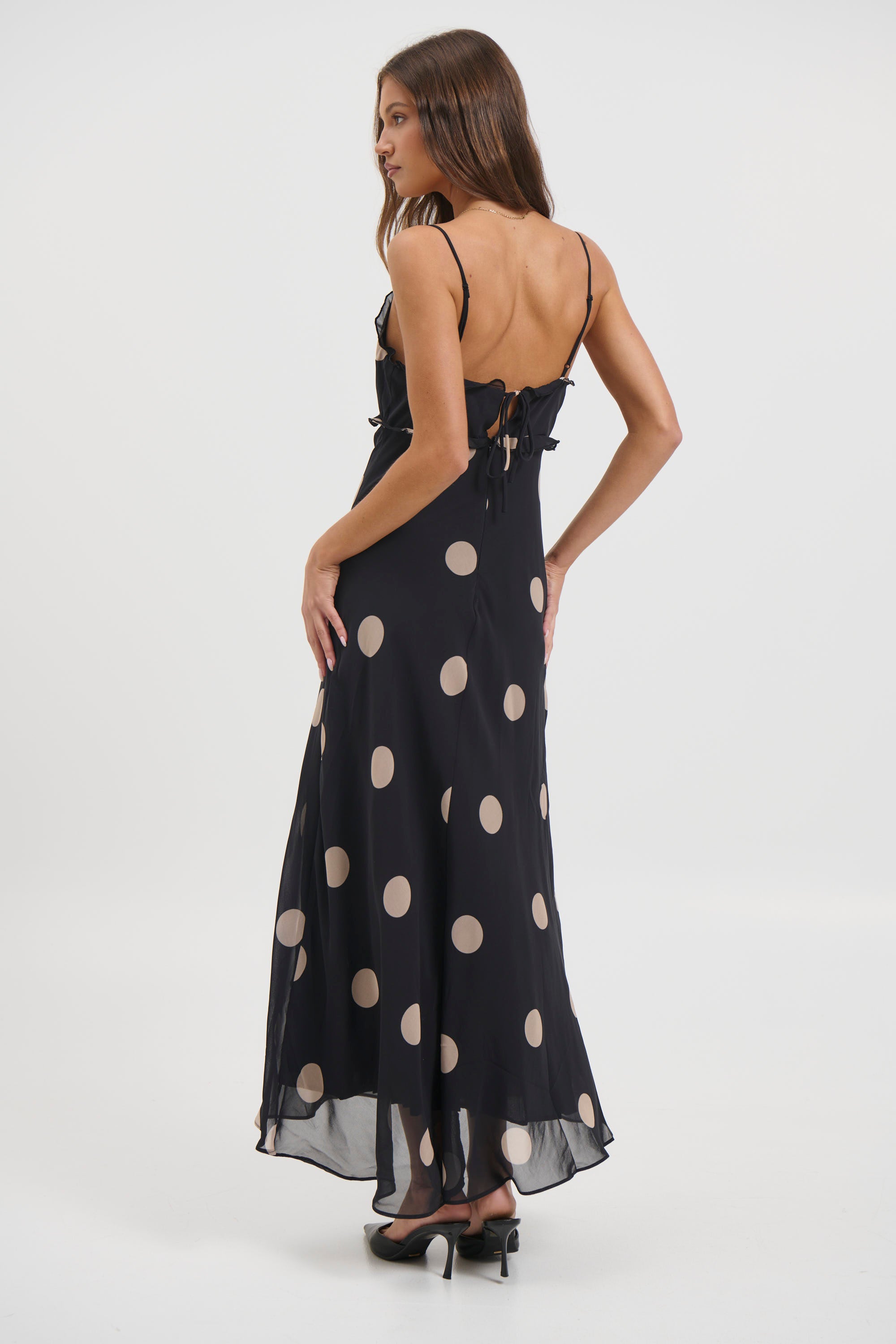 Zhali Midi Dress Black