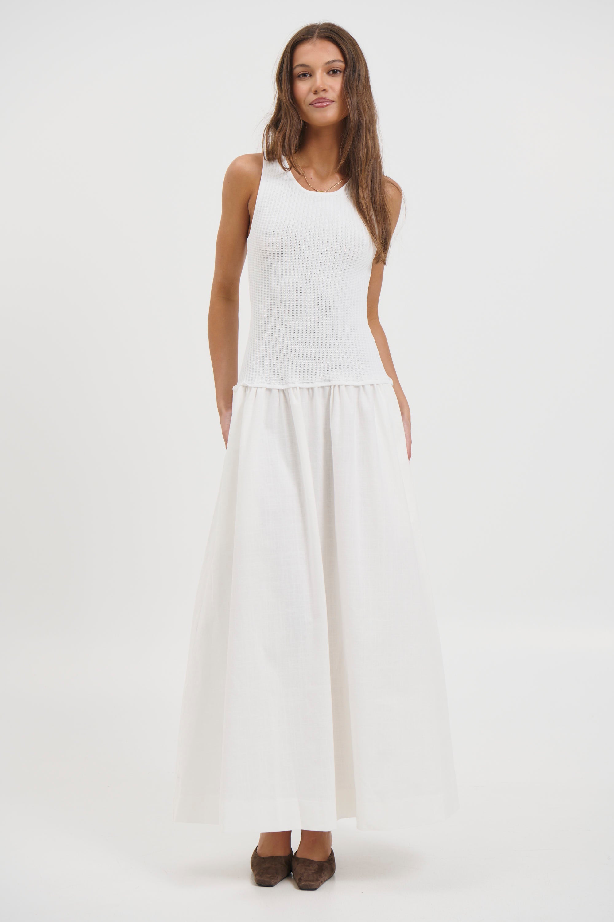 Malibu Maxi Dress White