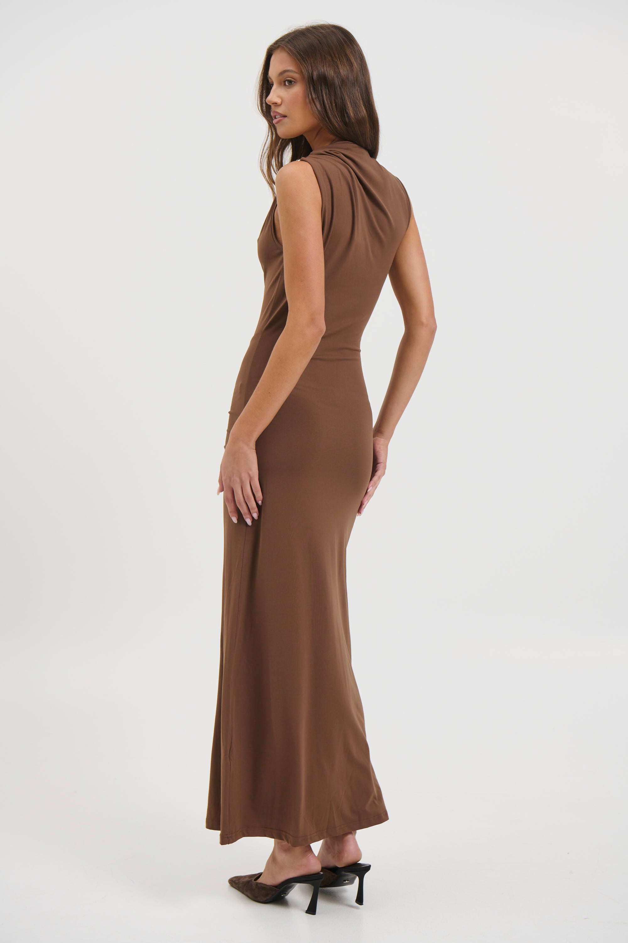 Nikki Maxi Dress Chocolate