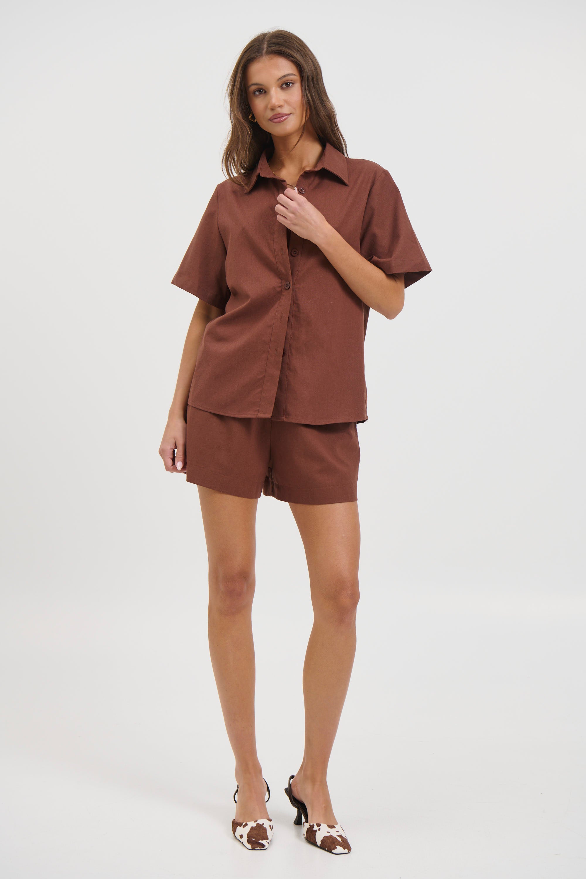 Gabriel Shirt Chocolate