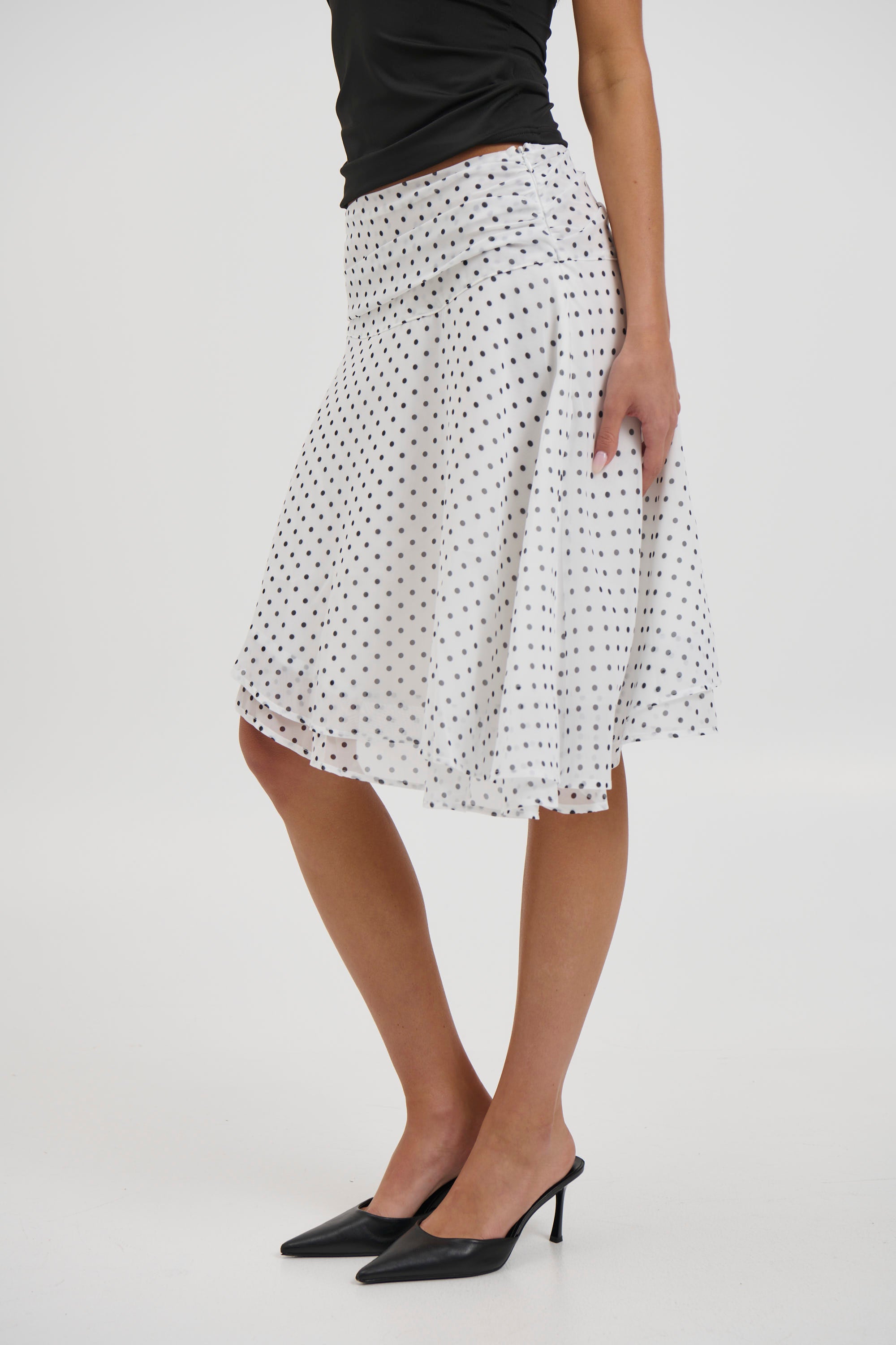 Paloma Midi Skirt White
