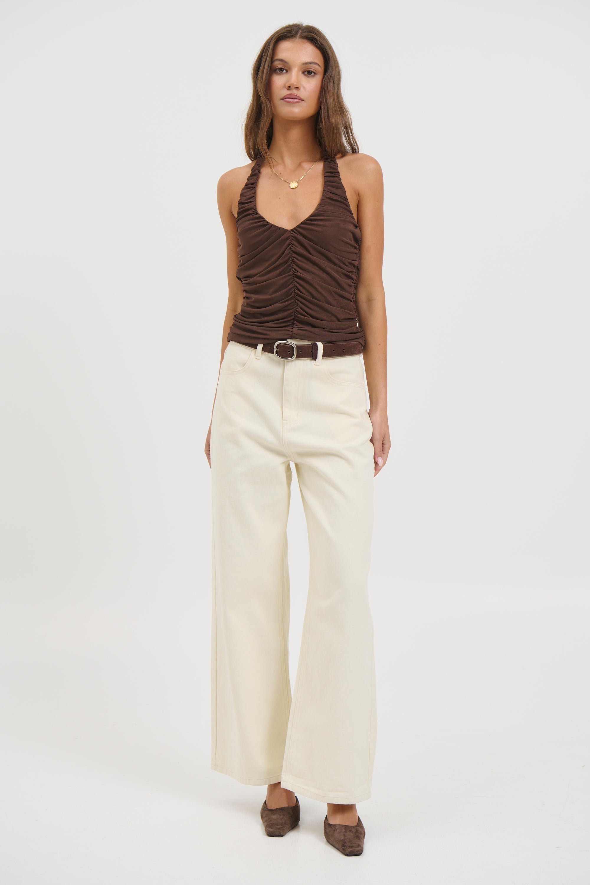 Starla Halter Top Choc