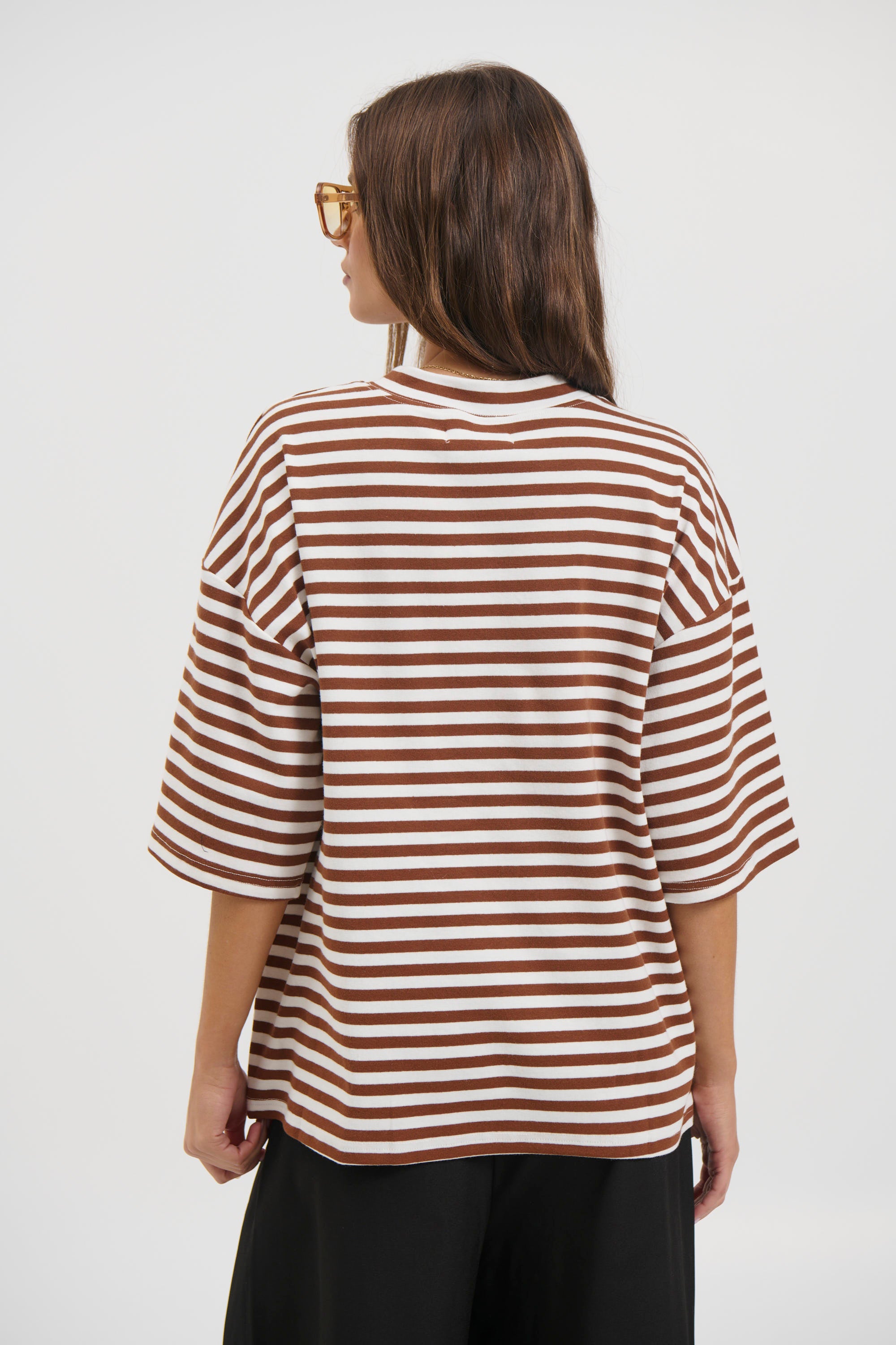 Charlene Oversized Tee Chocolate