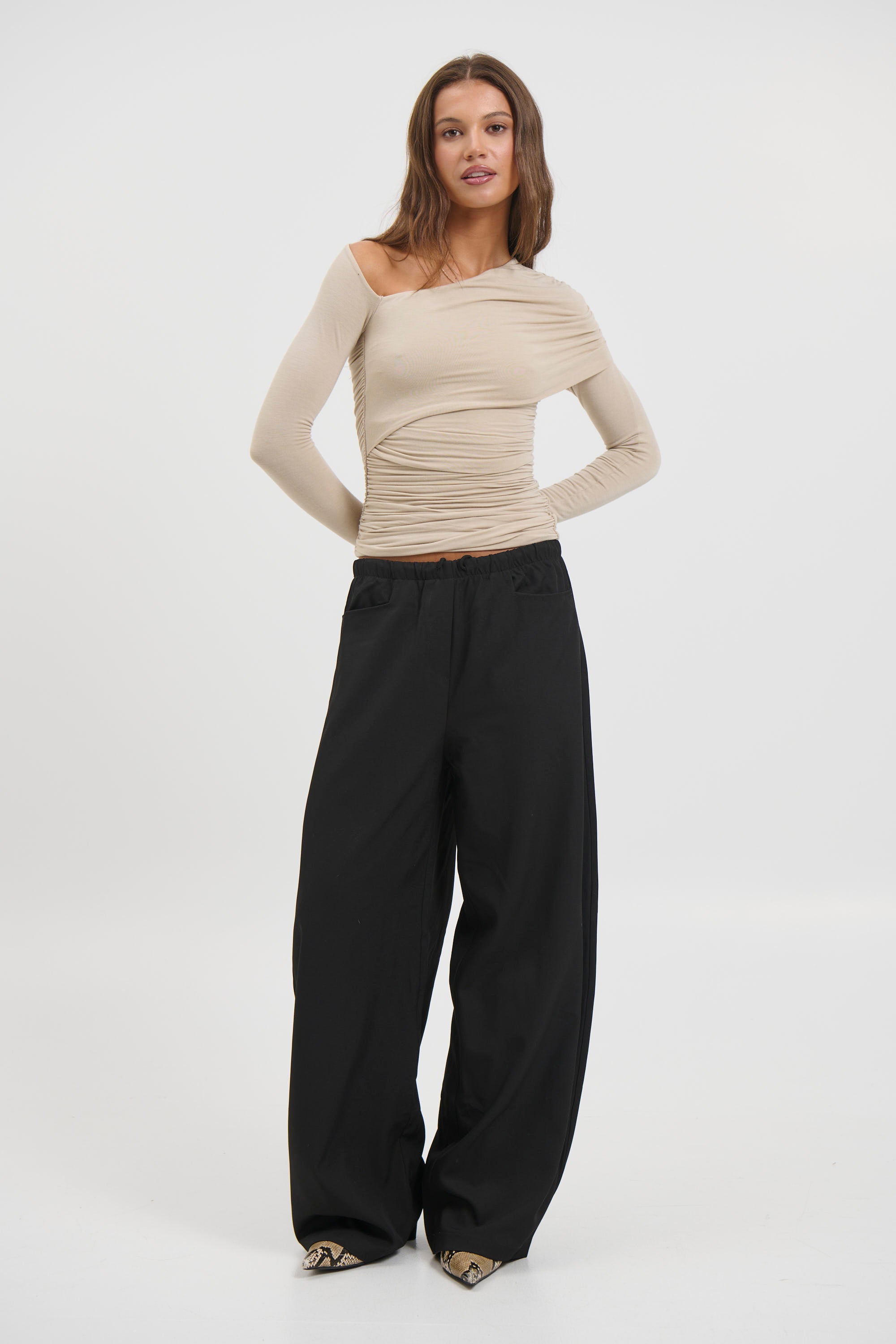 Yani Top Almond