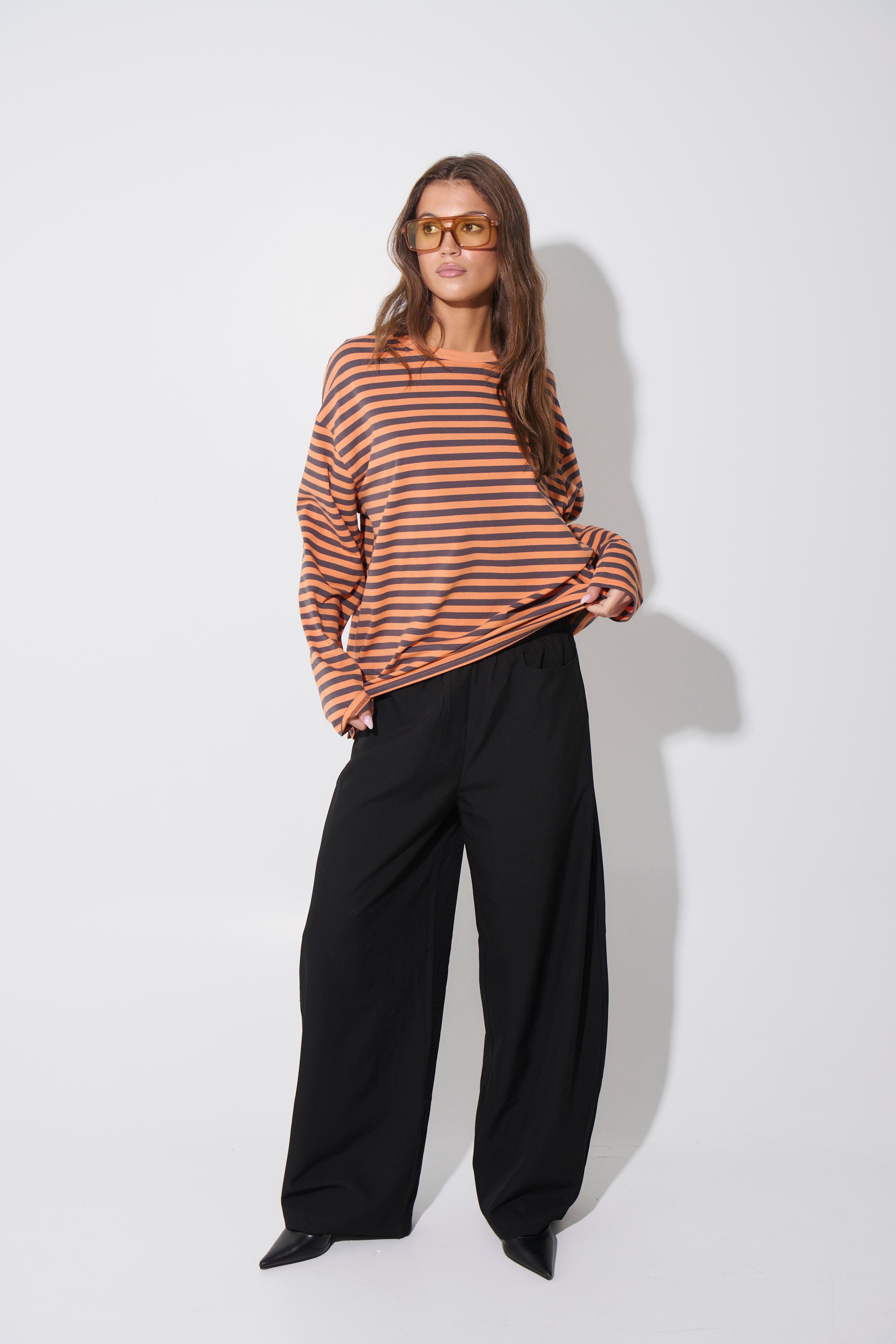 Asher Long Sleeve Tangerine