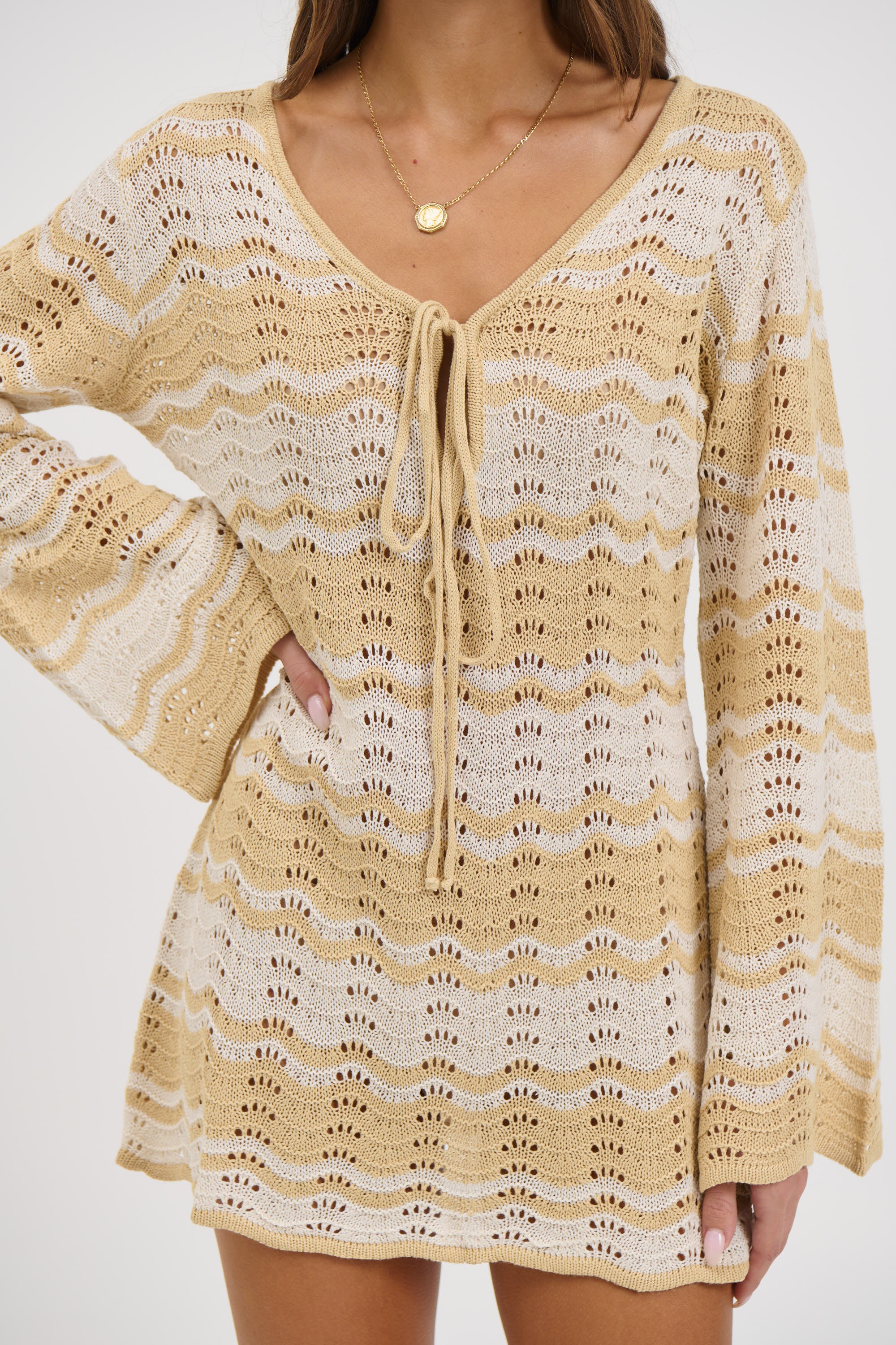 Aria Mini Dress Sand
