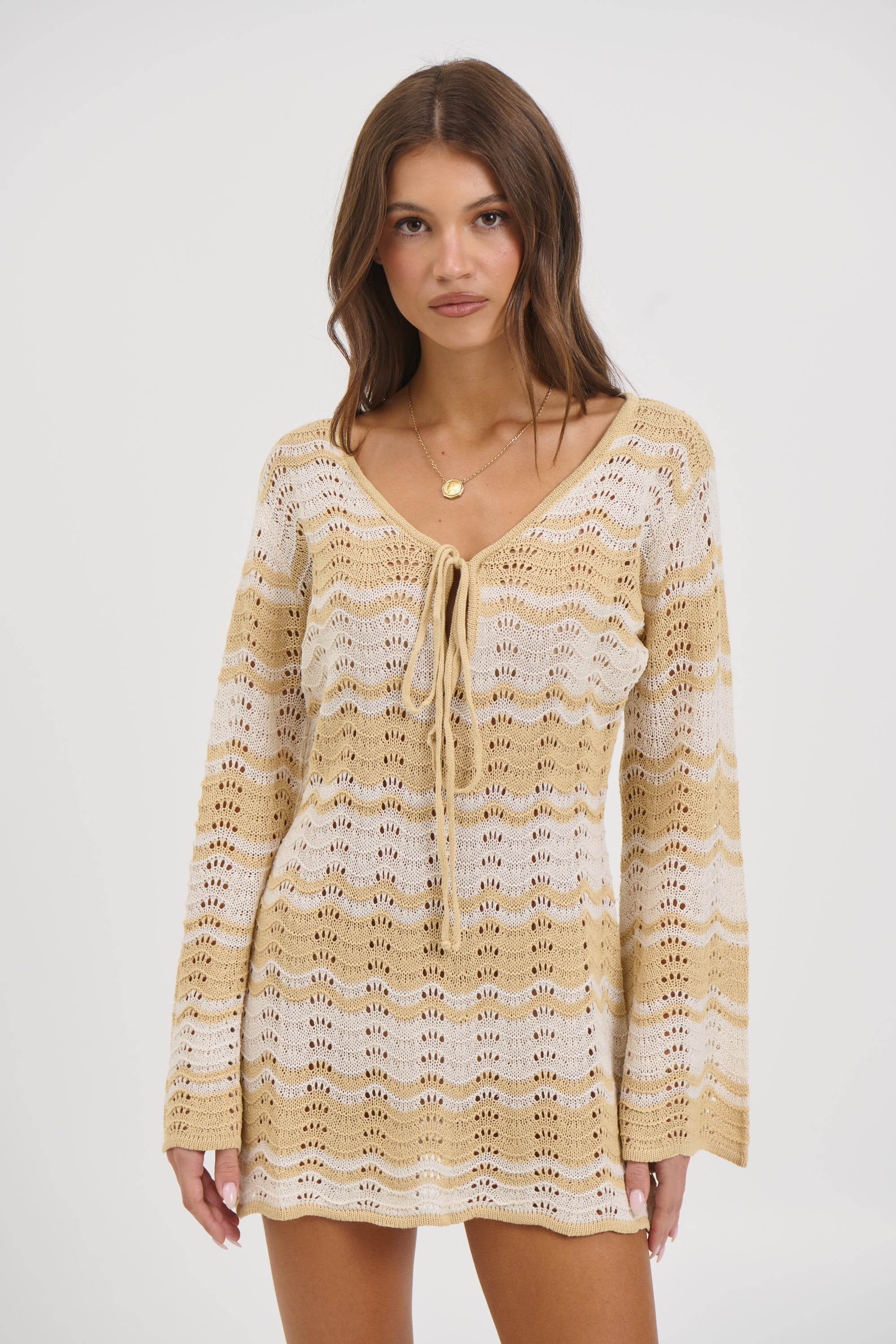 Aria Mini Dress Sand