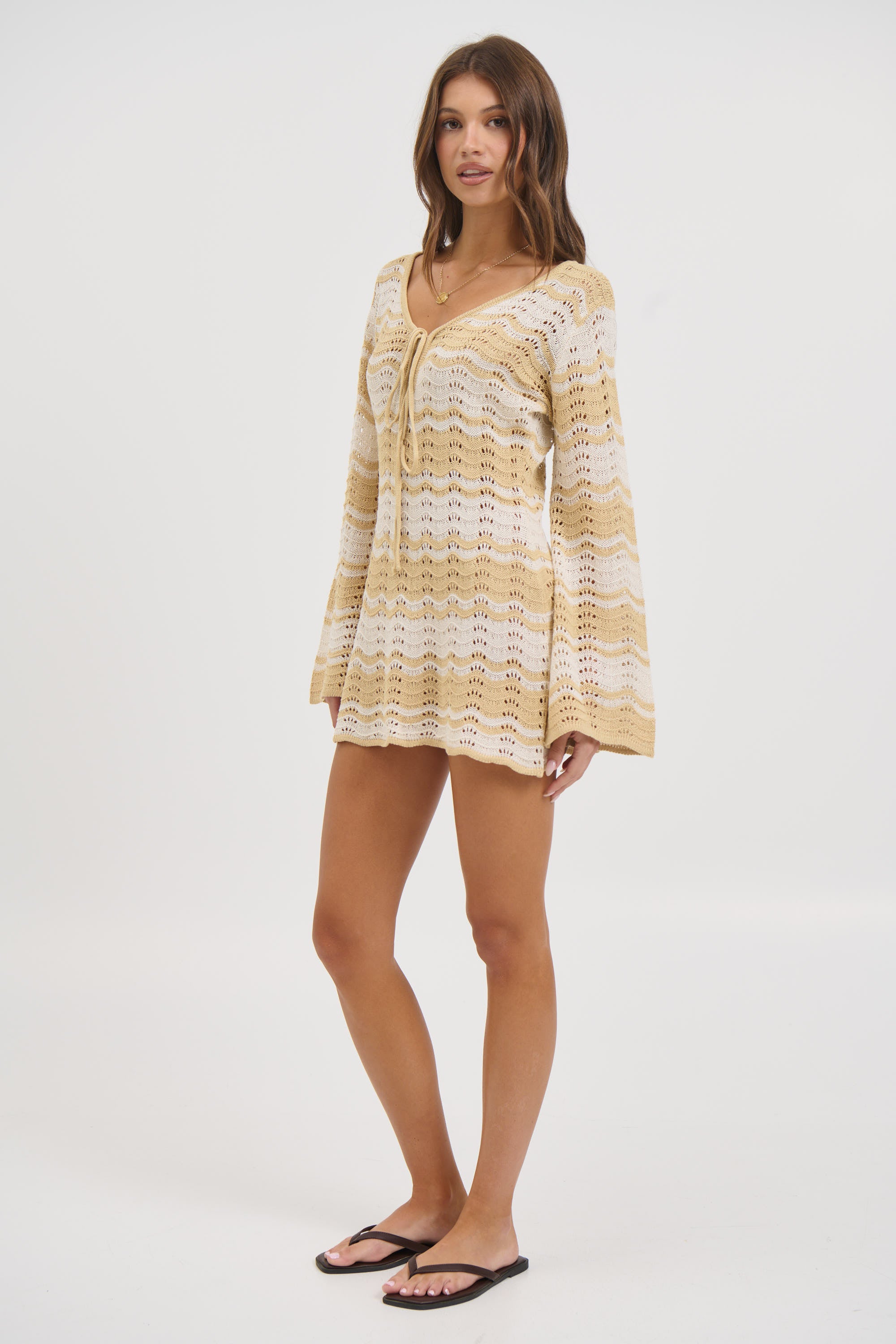 Aria Mini Dress Sand