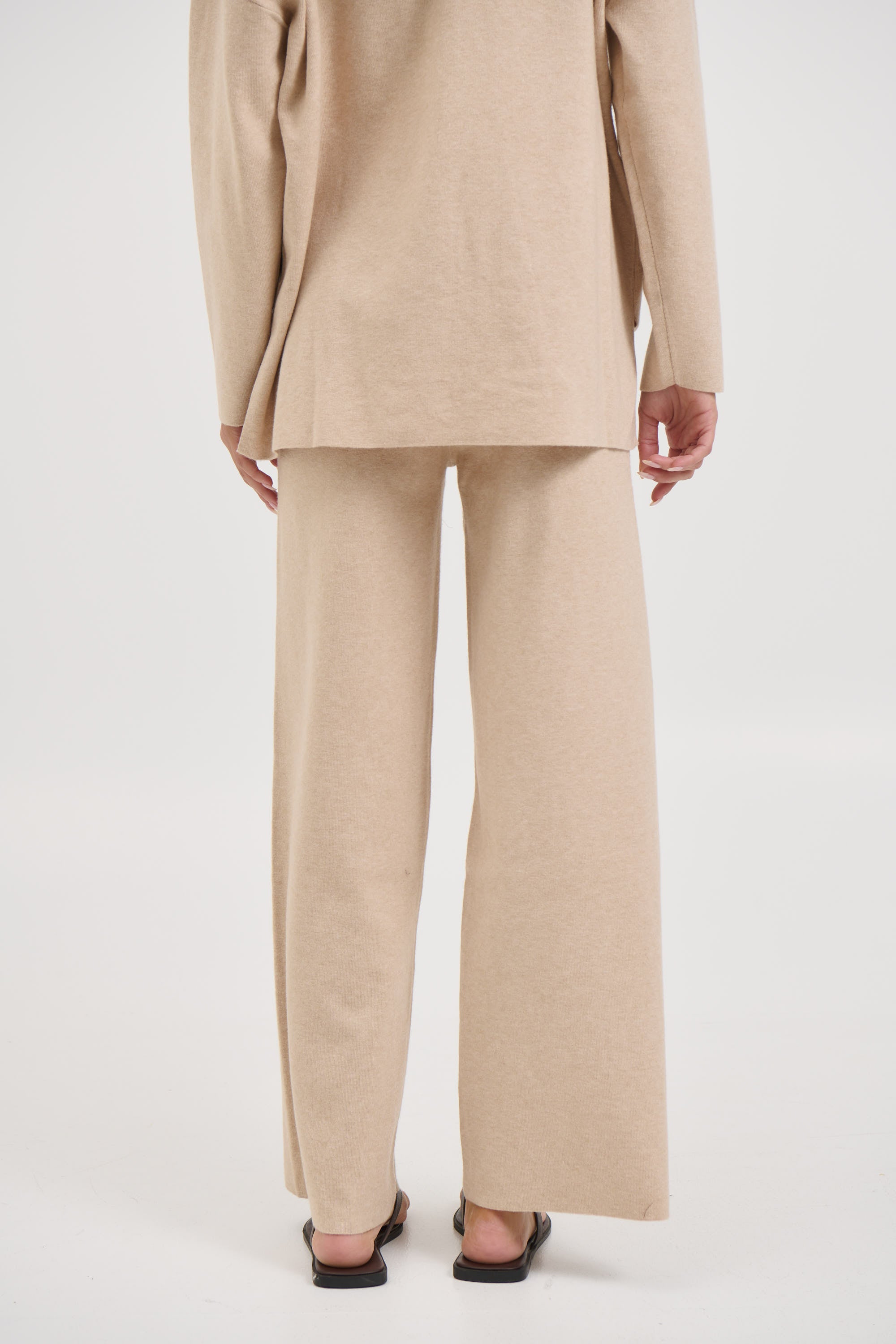Quin Knit Pant Beige