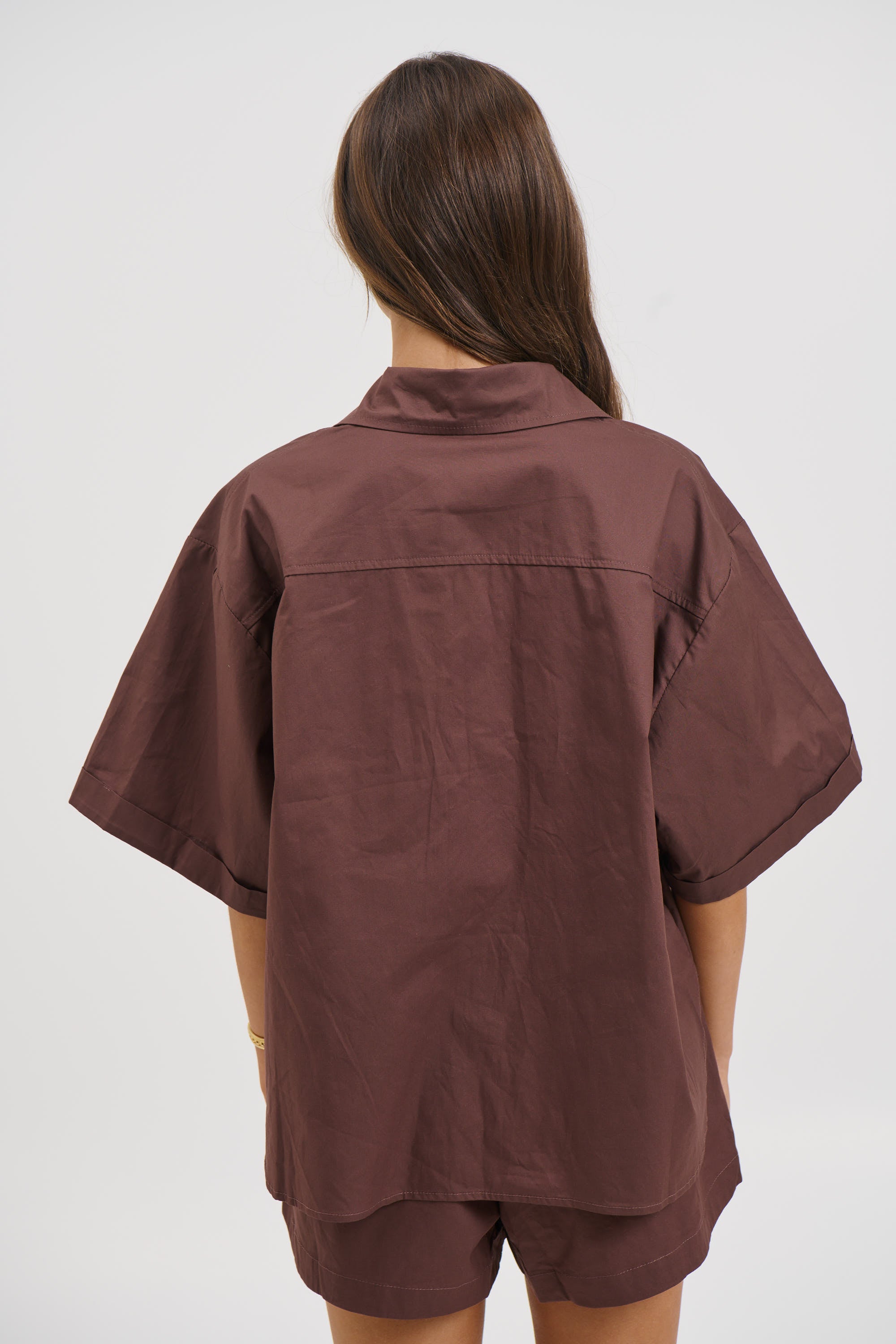 Kikki Shirt Chocolate