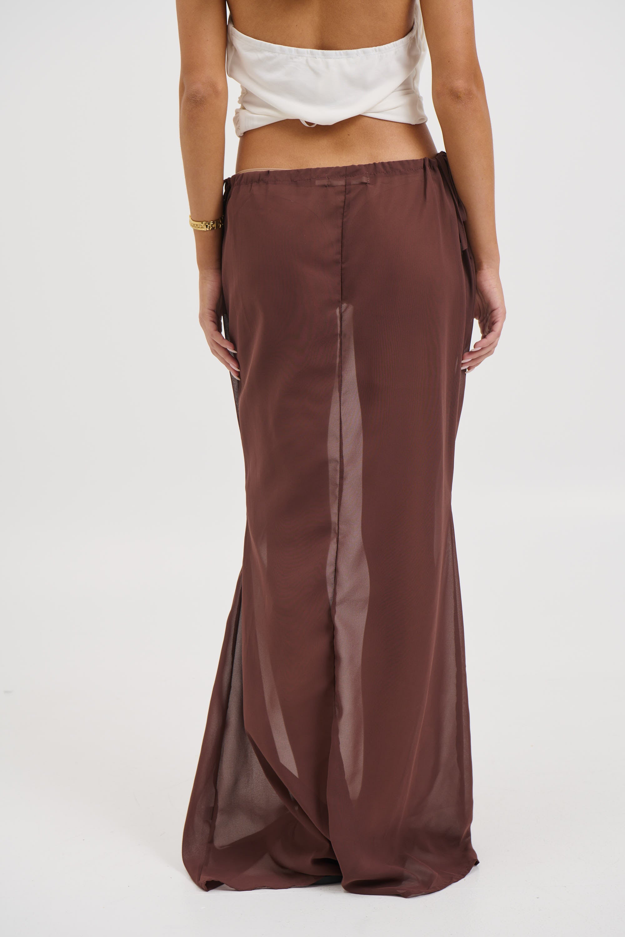 Arianne Maxi Skirt Chocolate