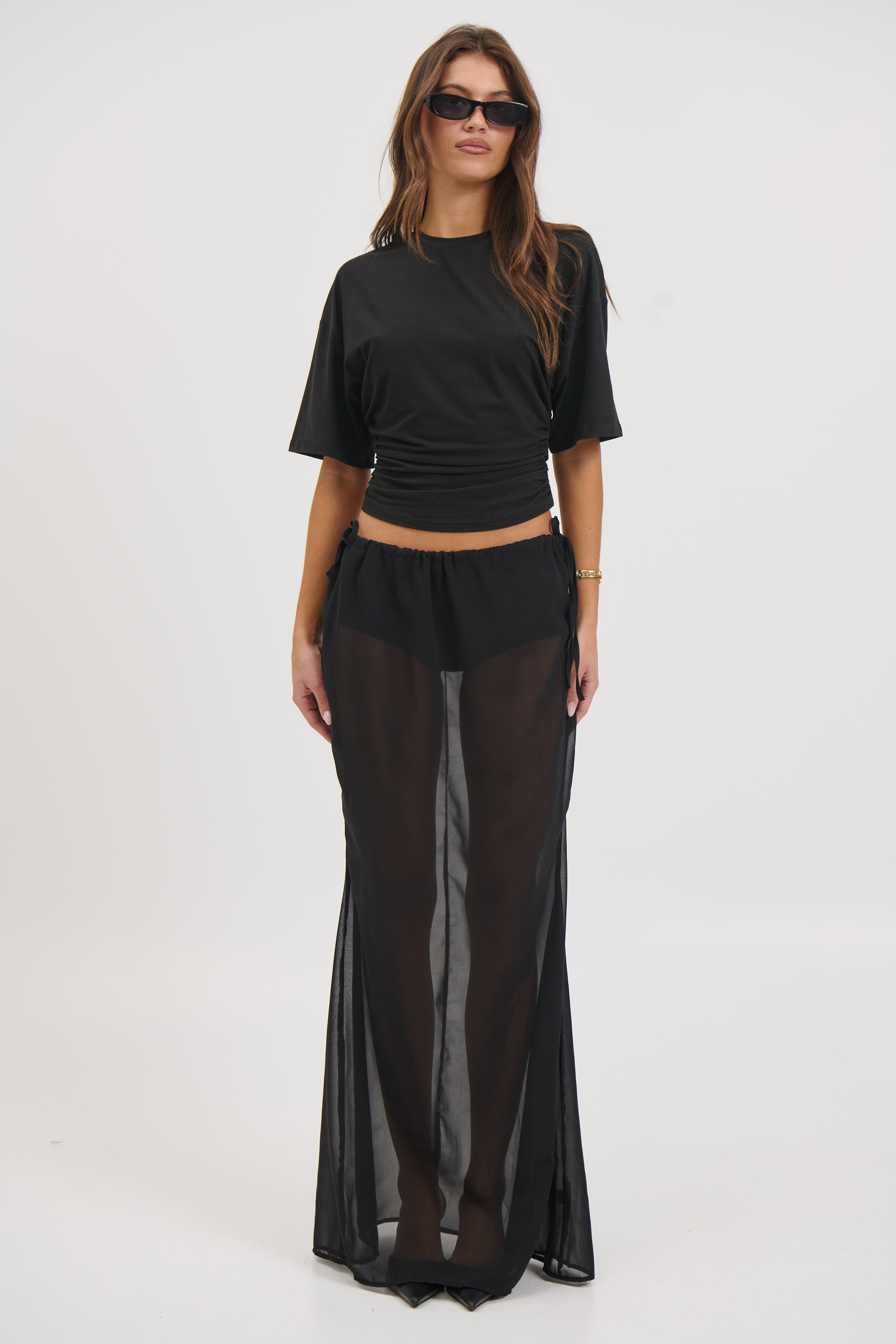 Arianne Maxi Skirt Ink