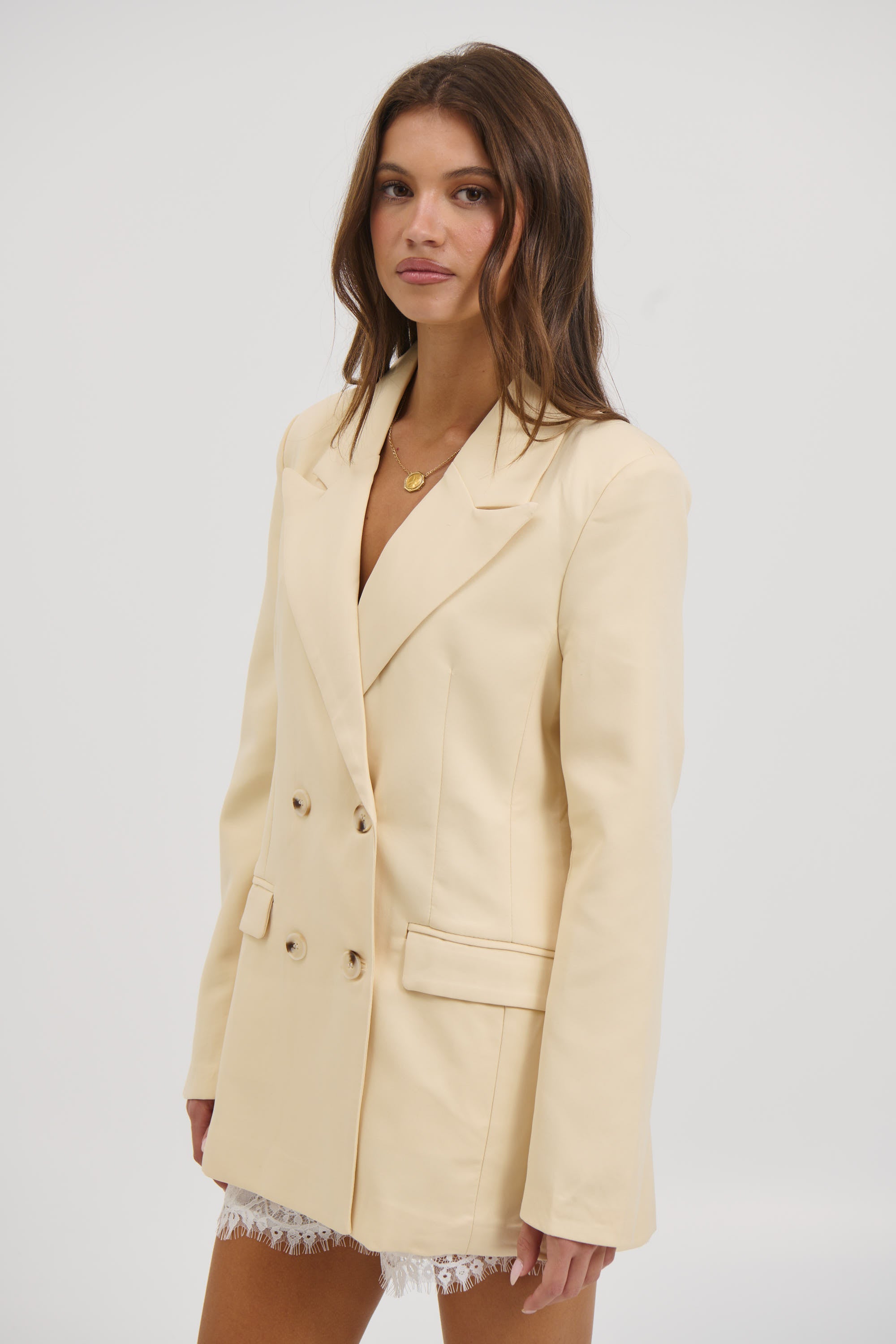 Kristiana Blazer Butter - FINAL SALE