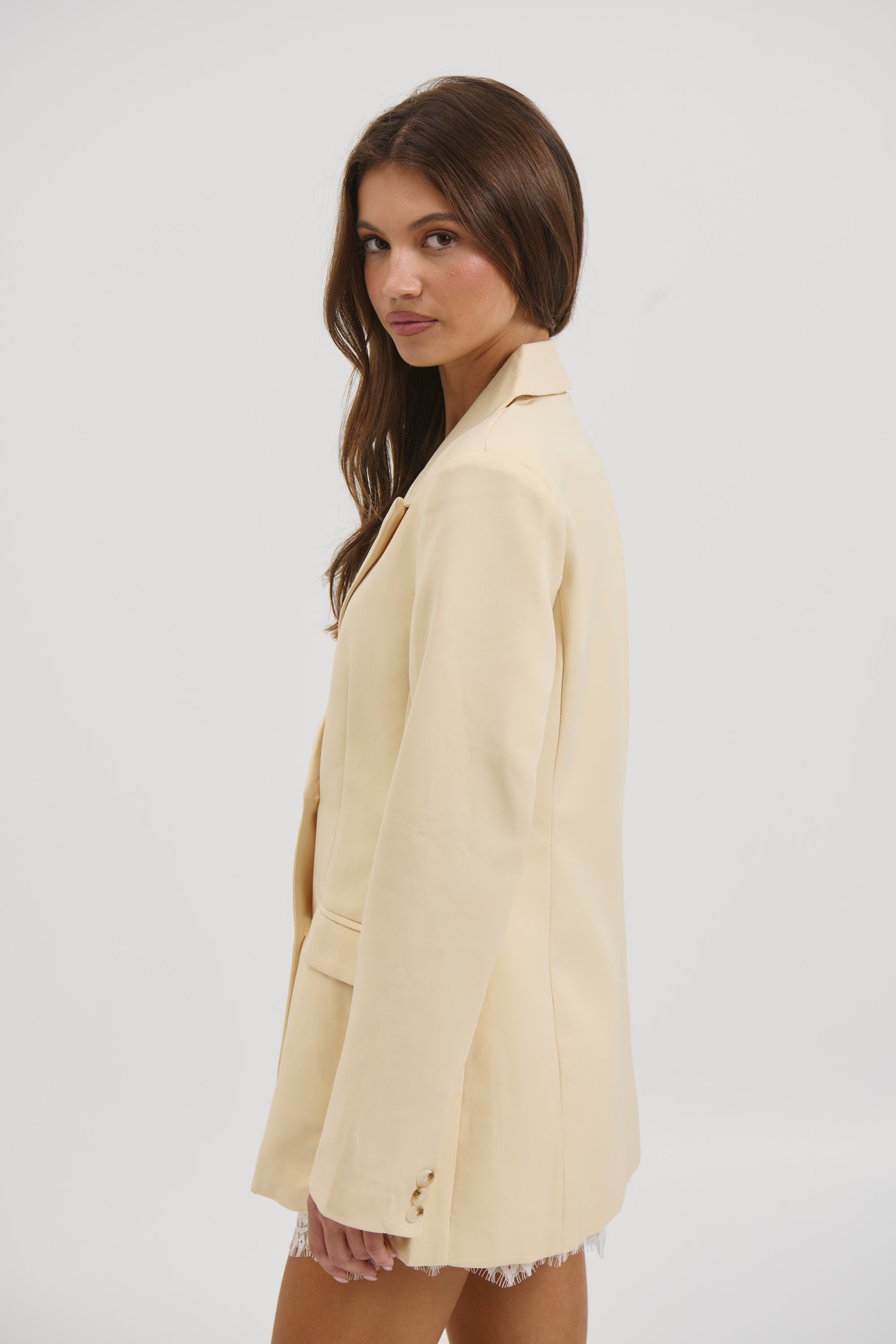 Kristiana Blazer Butter - FINAL SALE