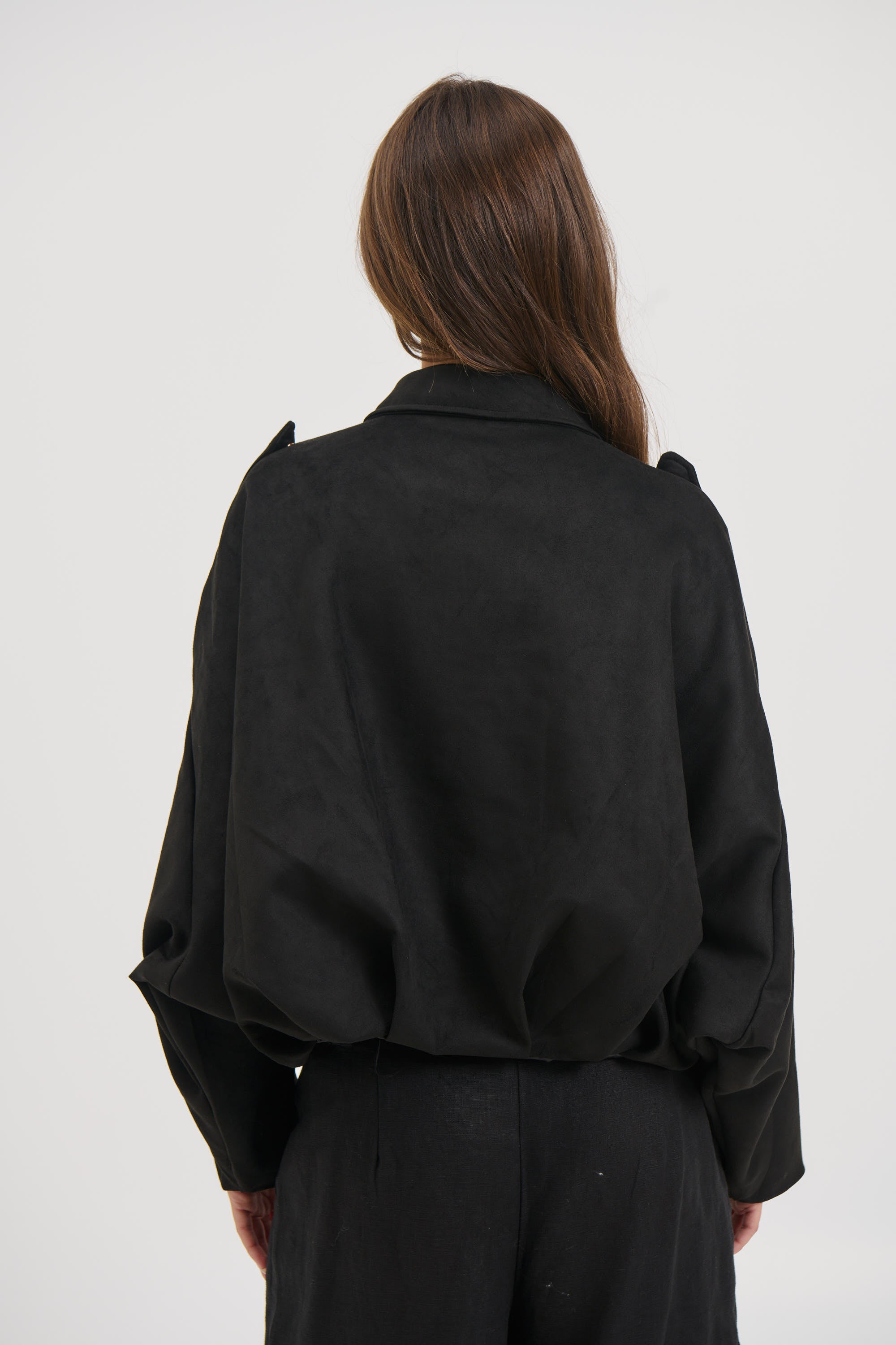 Harmony Suede Jacket Black