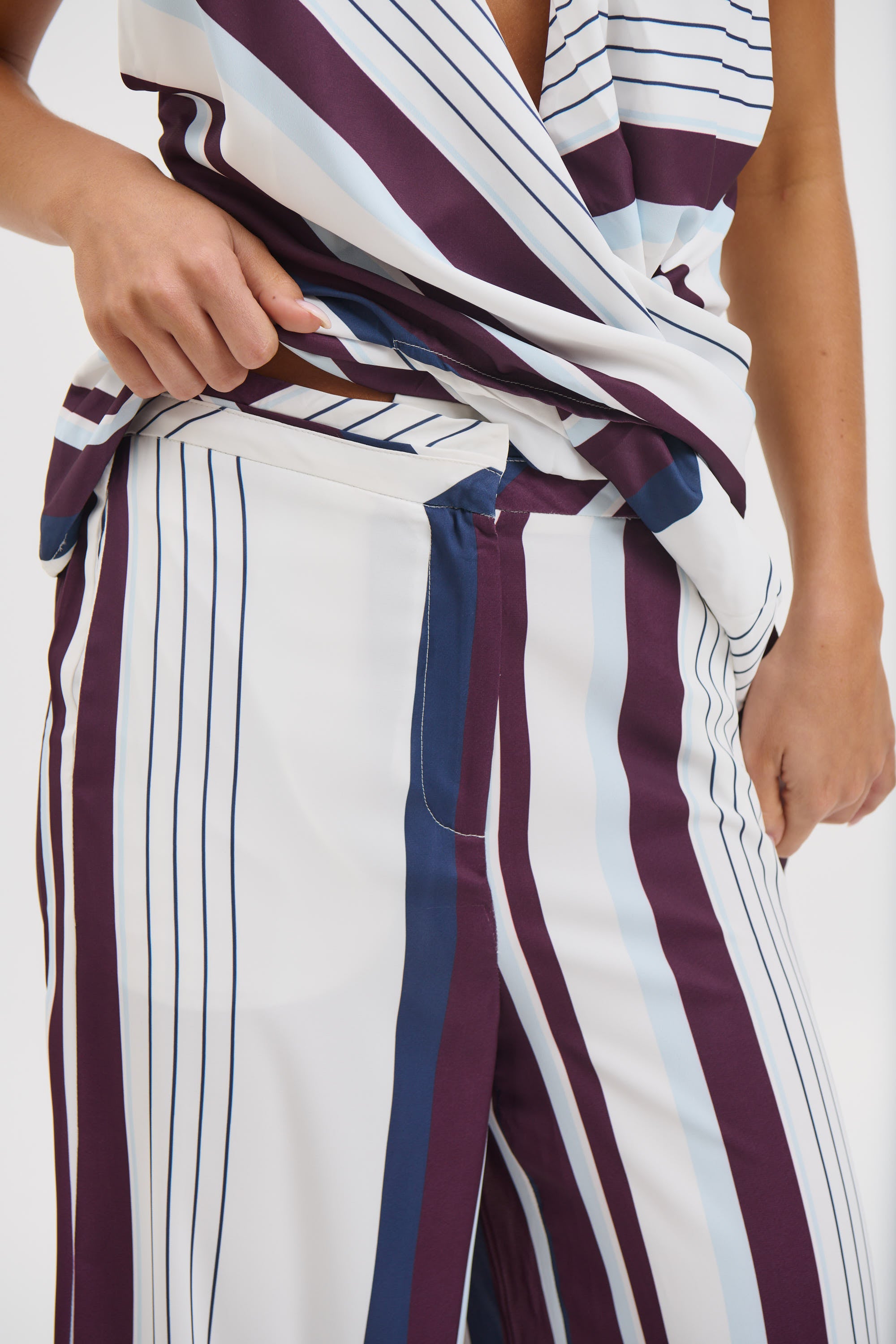 Rowena Pant Stripe Print