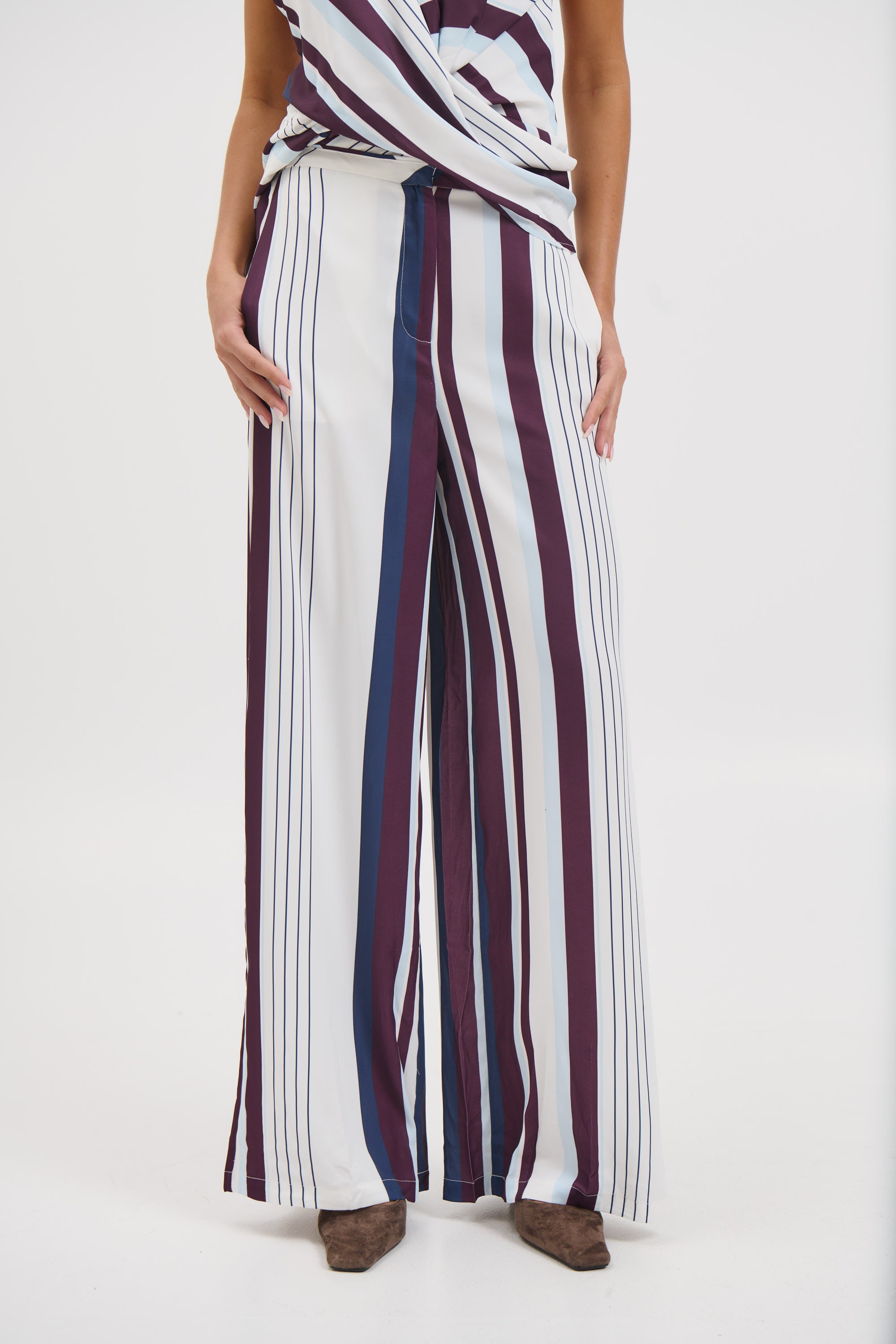 Rowena Pant Stripe Print