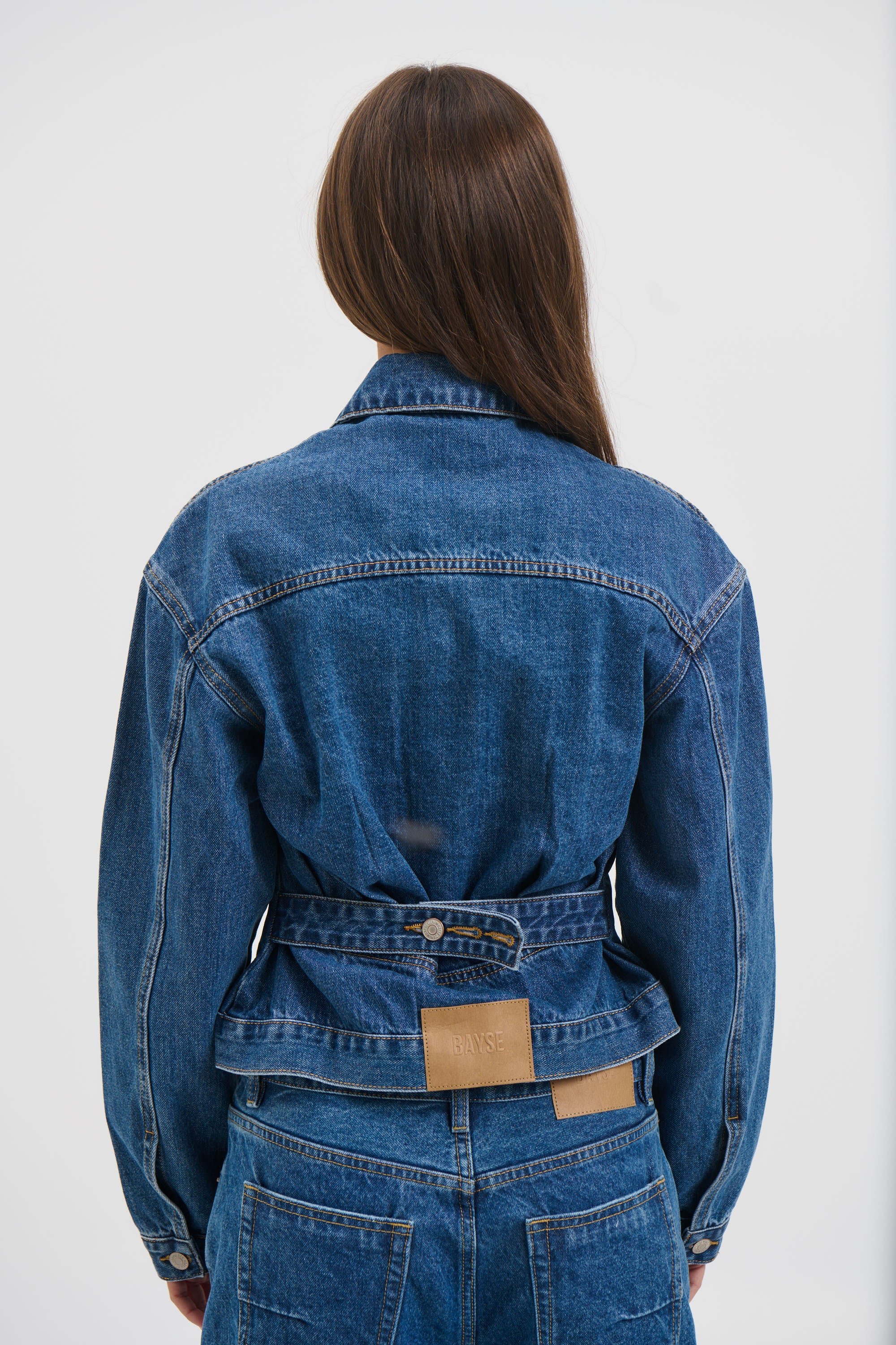 Violet Denim Jacket Denver Blue