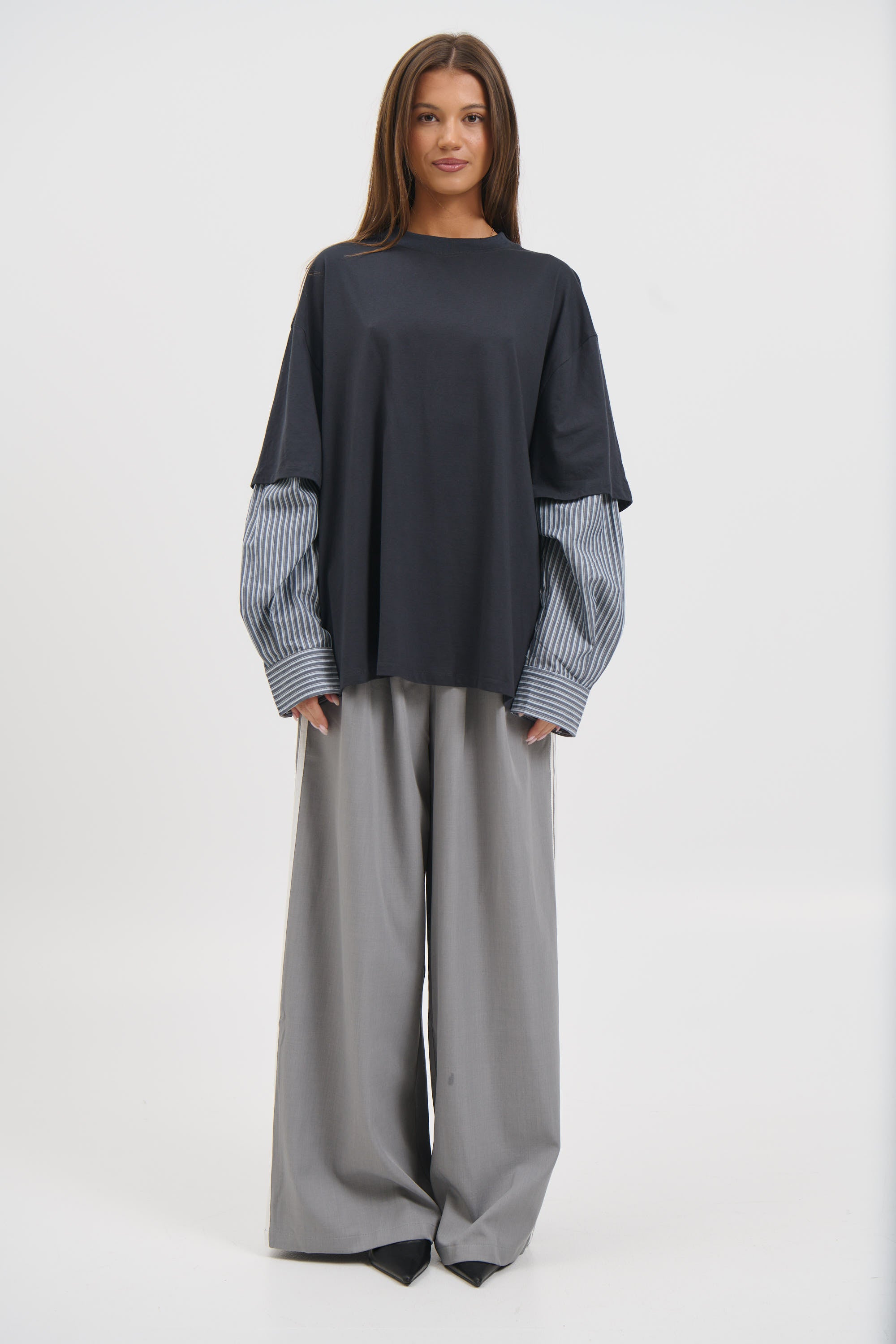 Bottega Shirt Charcoal