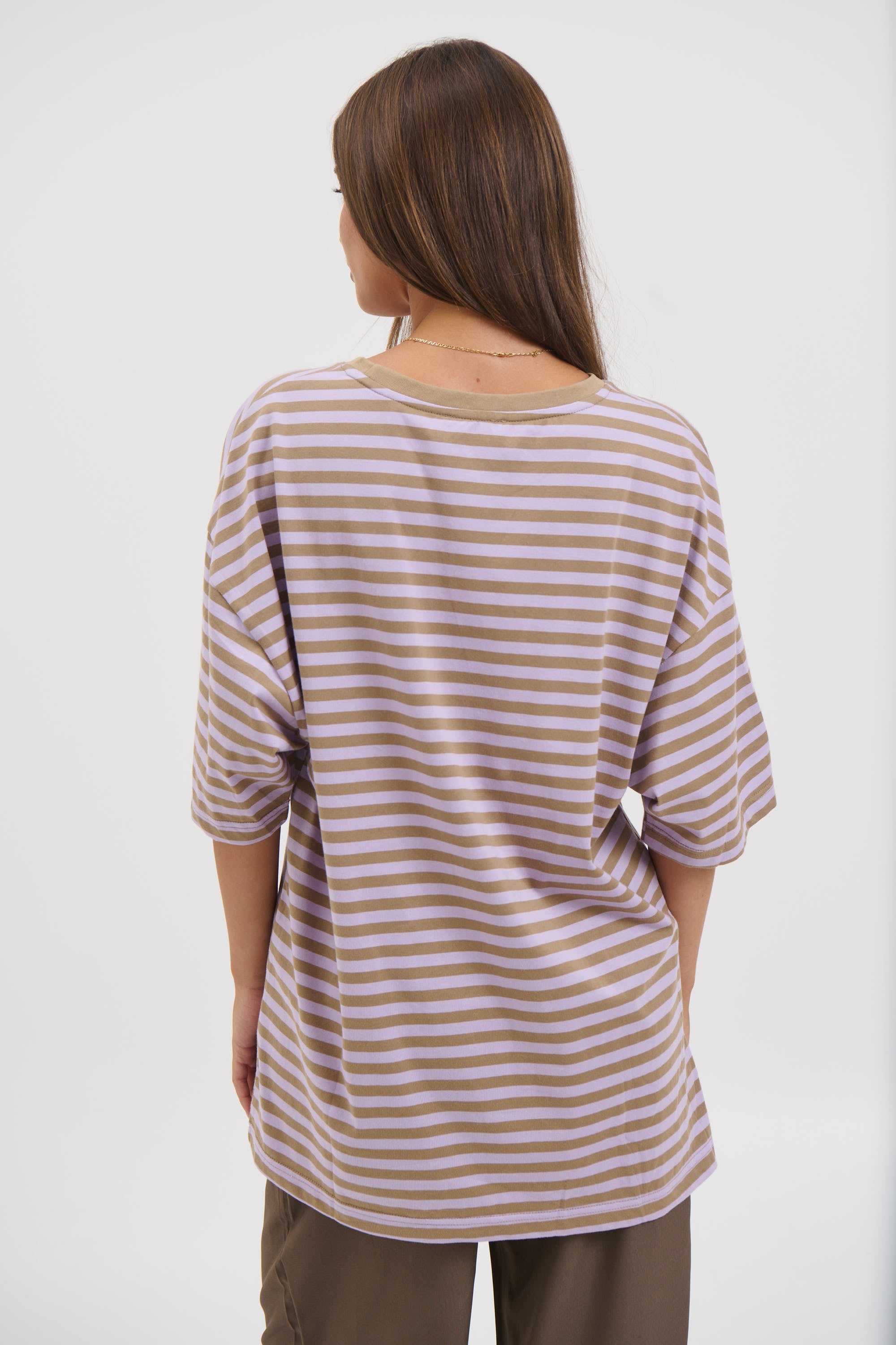 Jess Top Purple Stripe