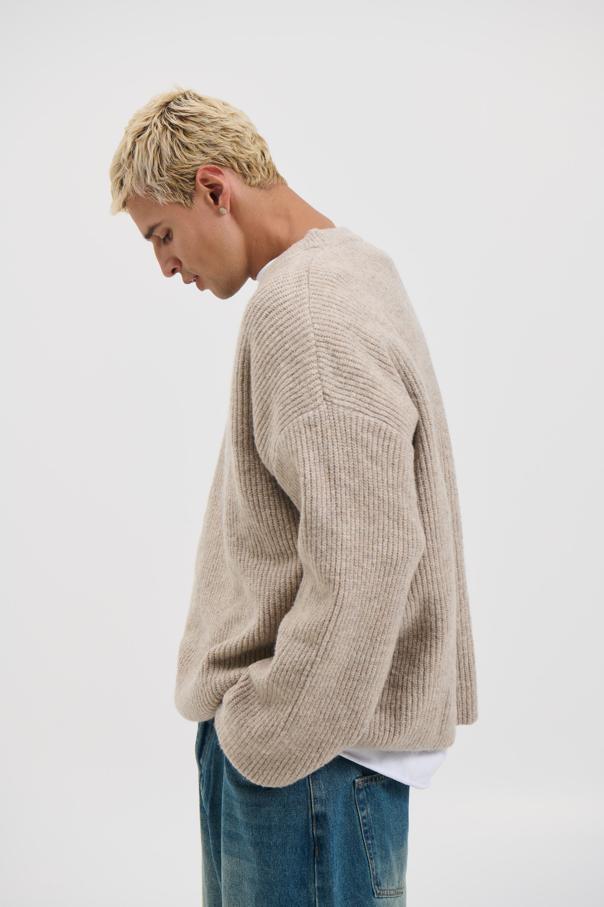 Slouch Knit Light Tan