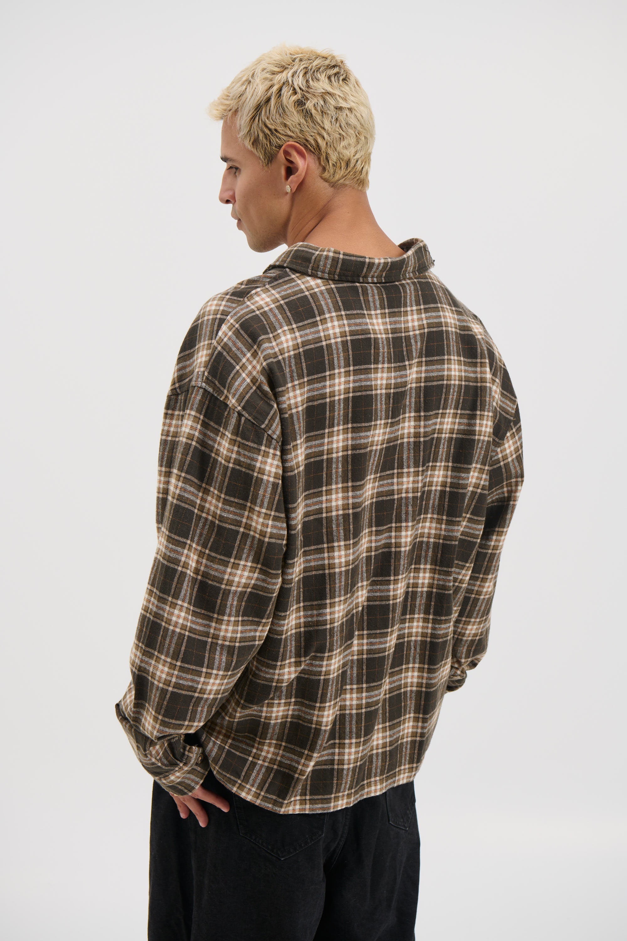 Brooklyn Check Shirt Brown