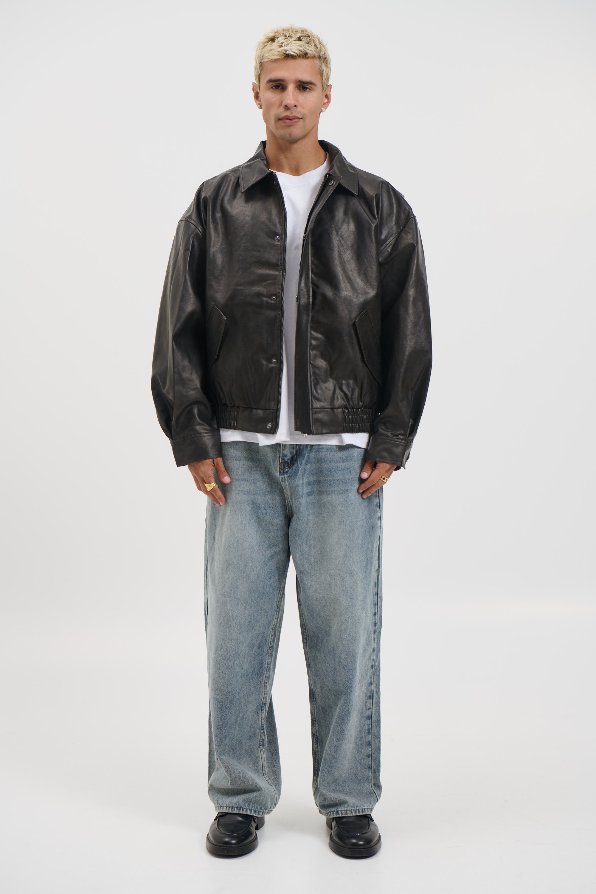 Bomber Jacket Vintage Black