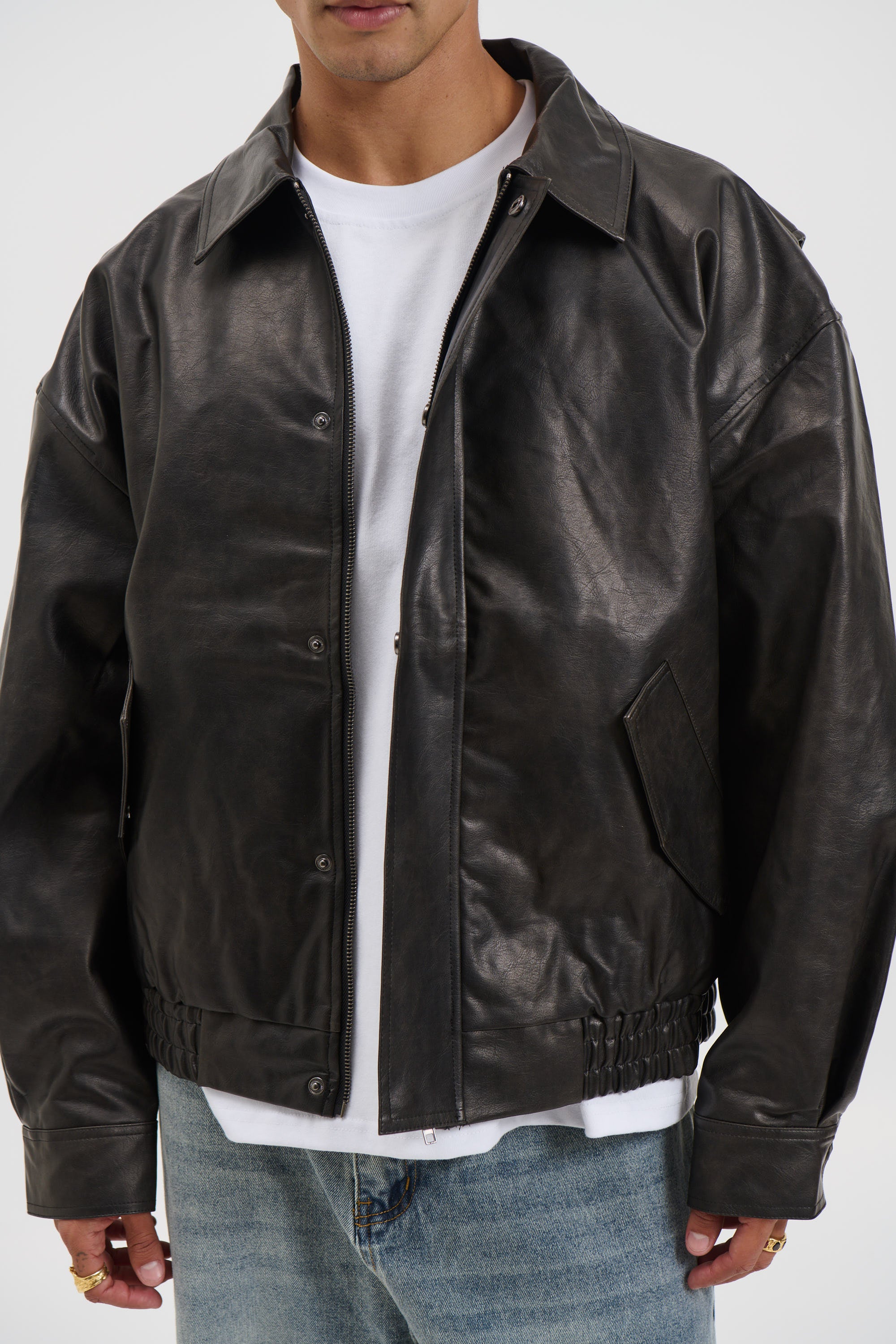 Bomber Jacket Vintage Black