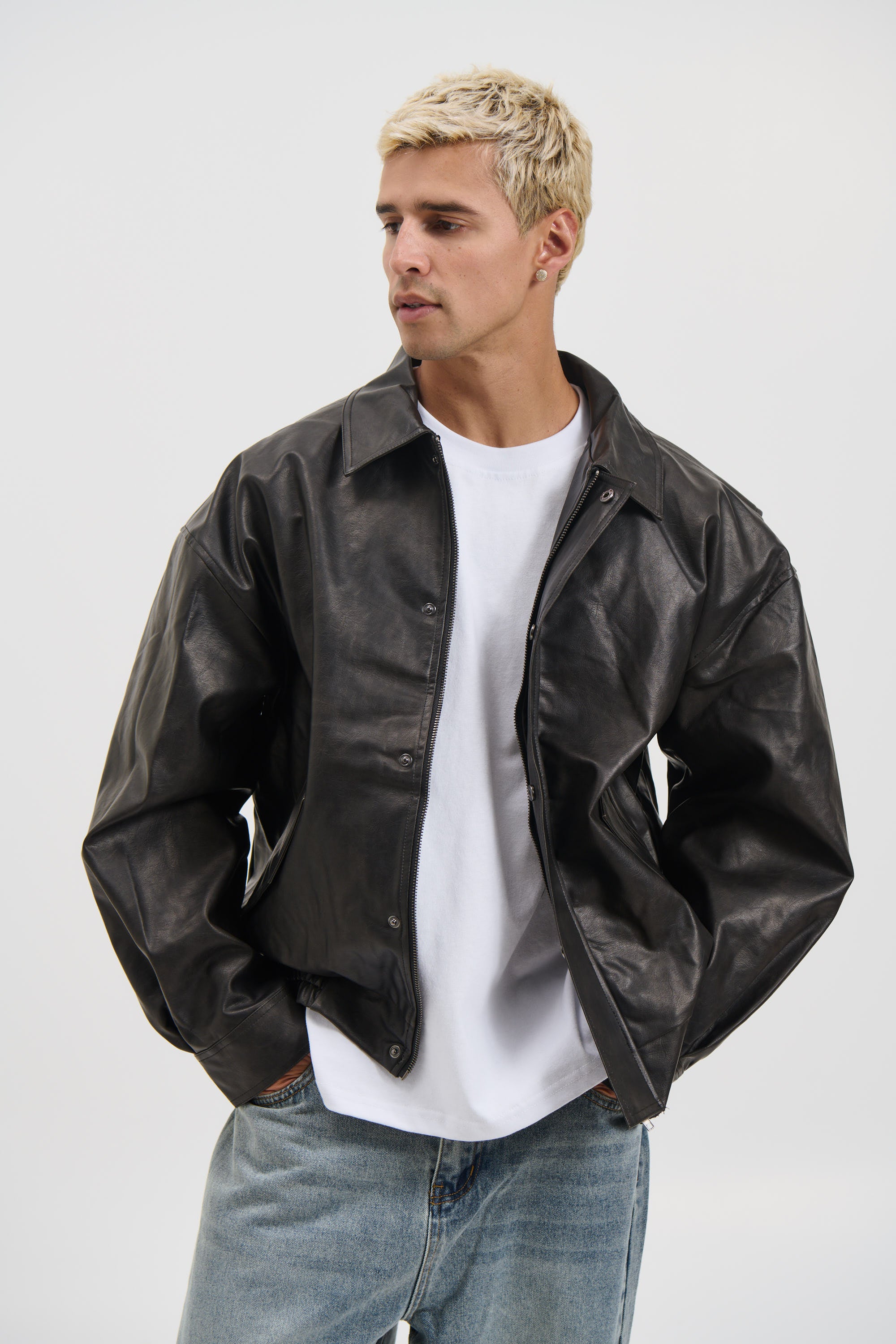 Bomber Jacket Vintage Black