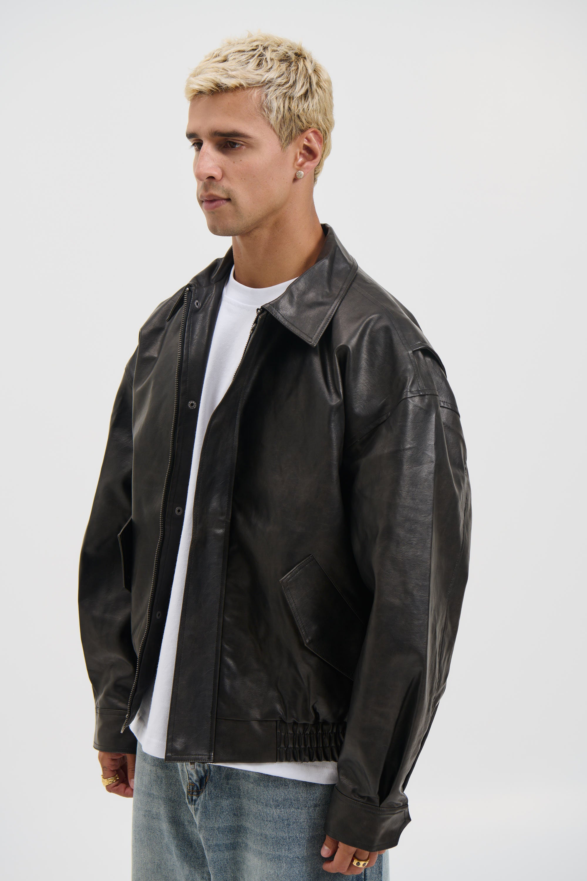 Bomber Jacket Vintage Black