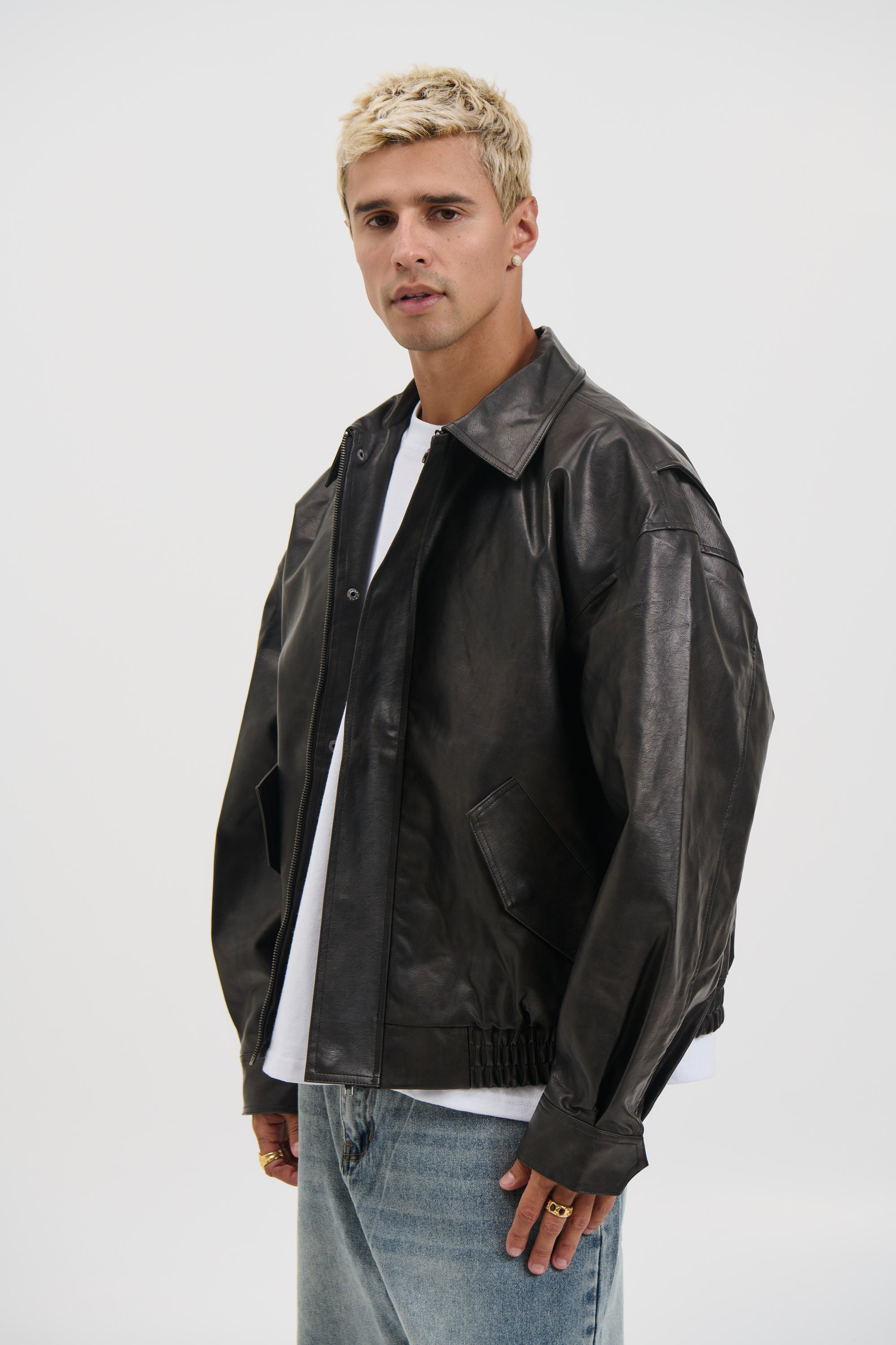 Bomber Jacket Vintage Black