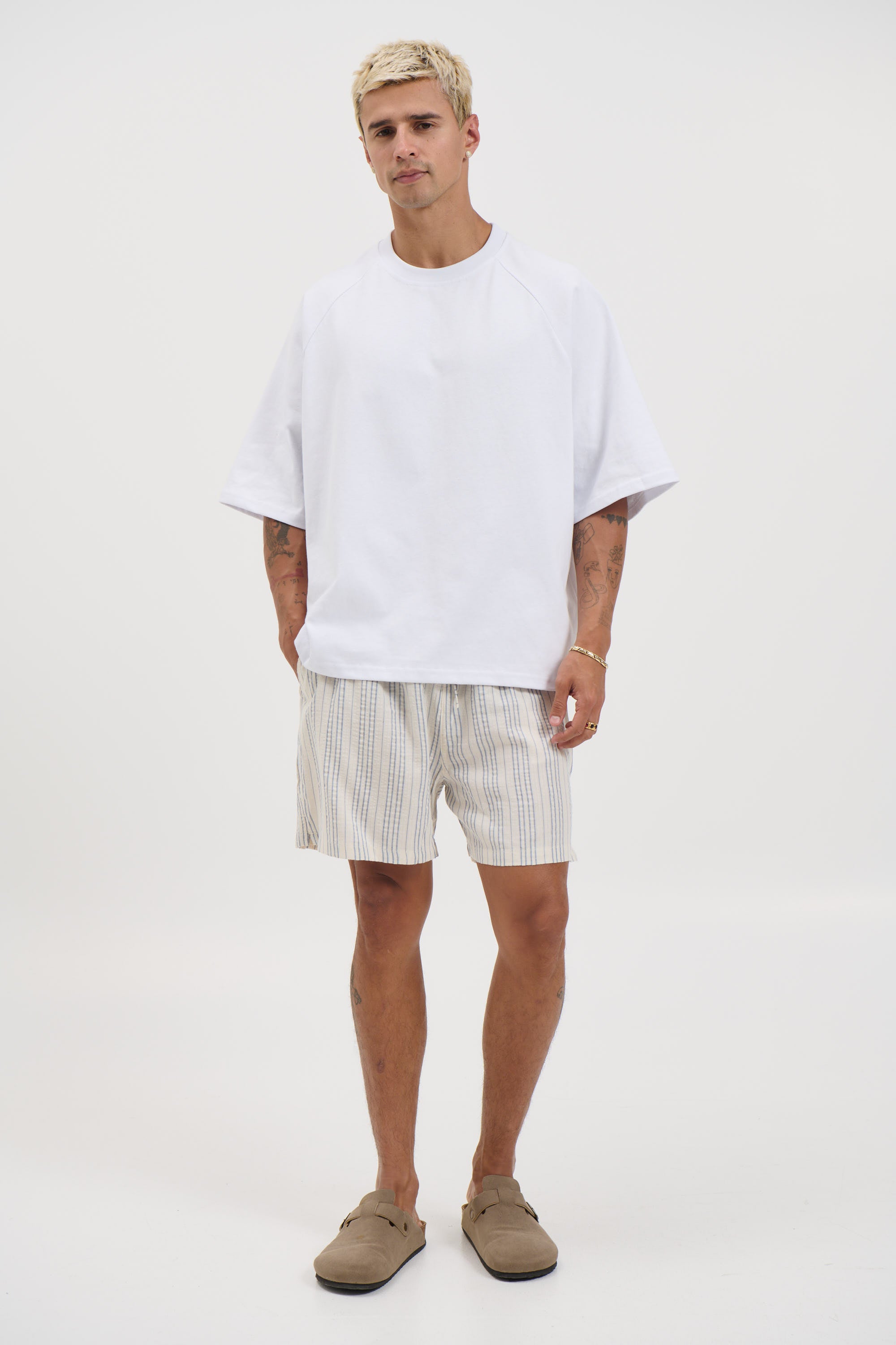 Mitchell Short Blue Stripe