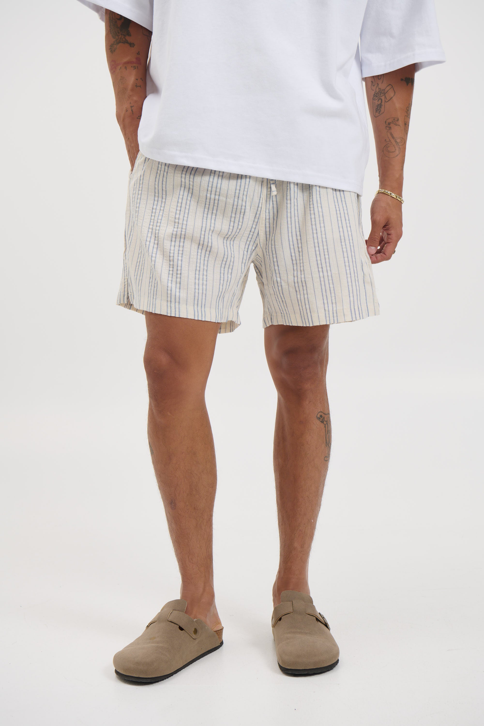 Mitchell Short Blue Stripe