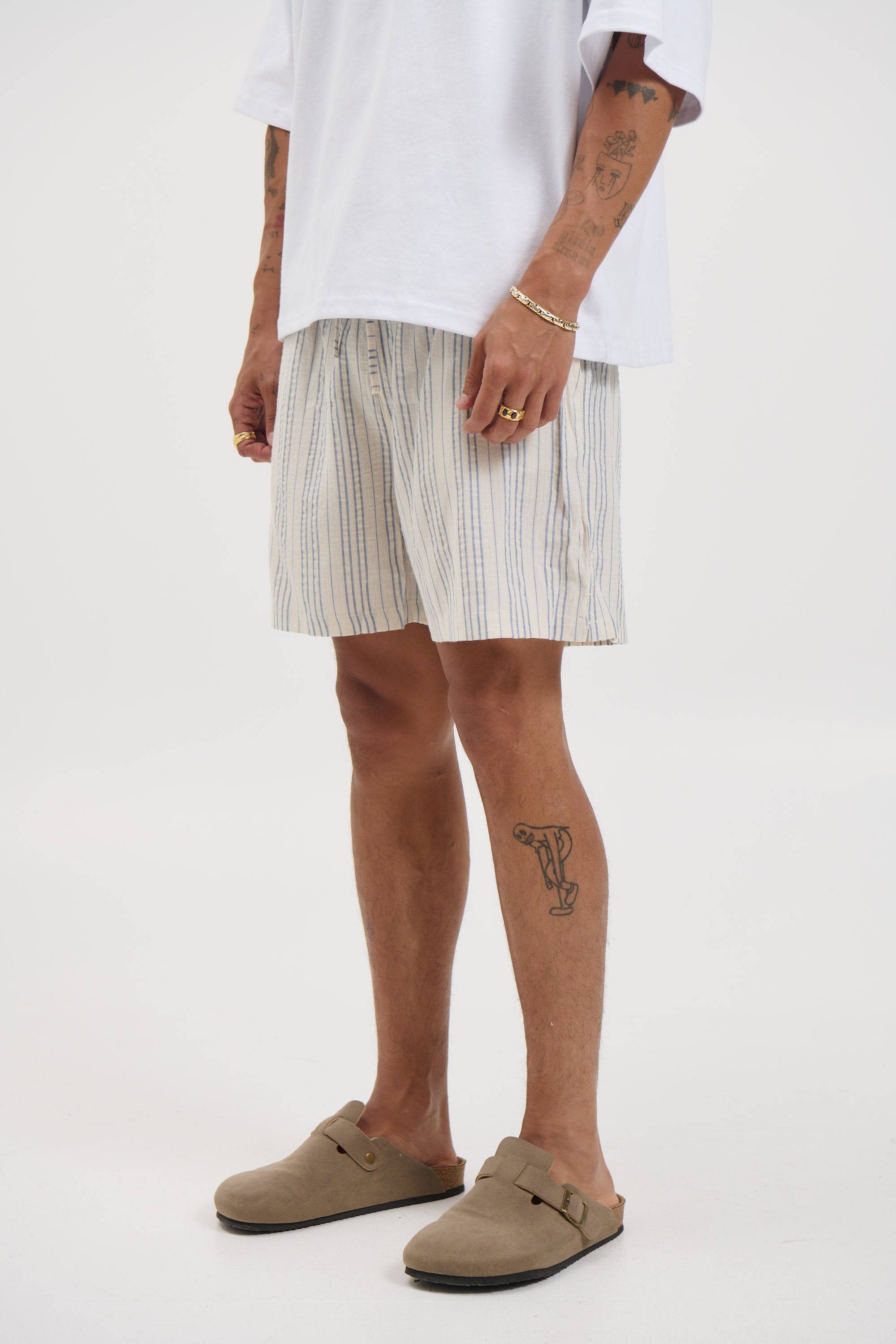 Mitchell Short Blue Stripe