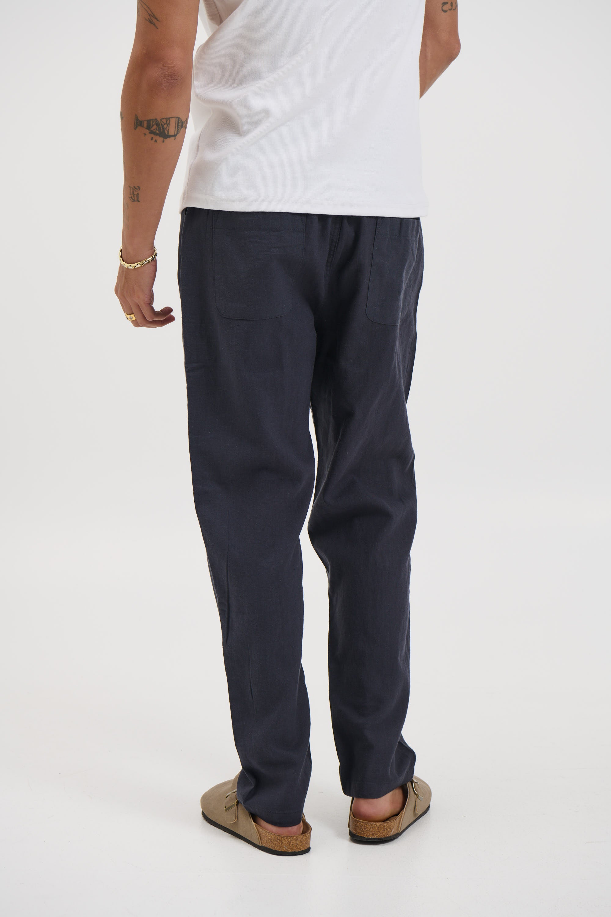 NTH Linen Pant Navy
