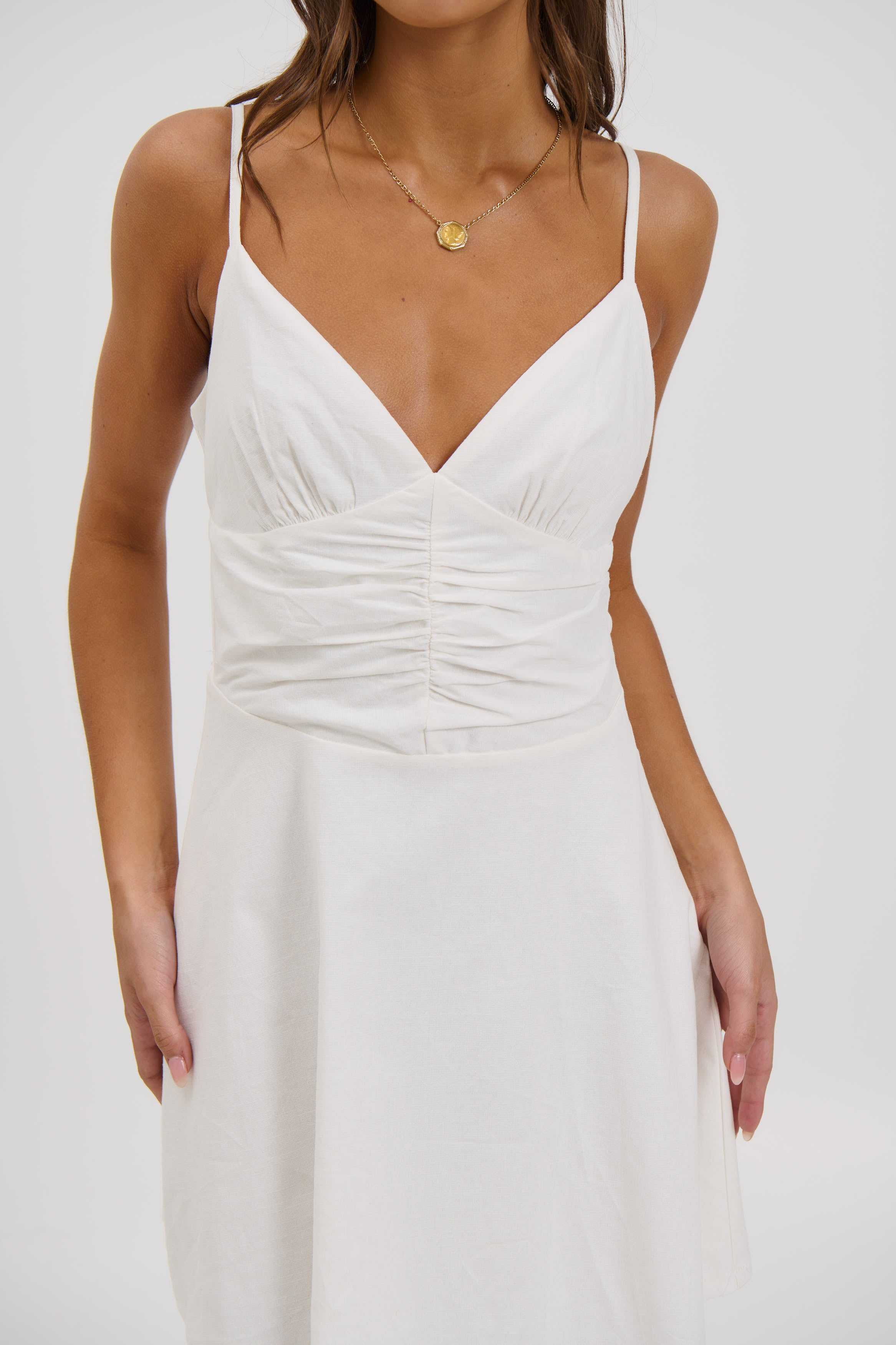 Tanisha Mini Dress White