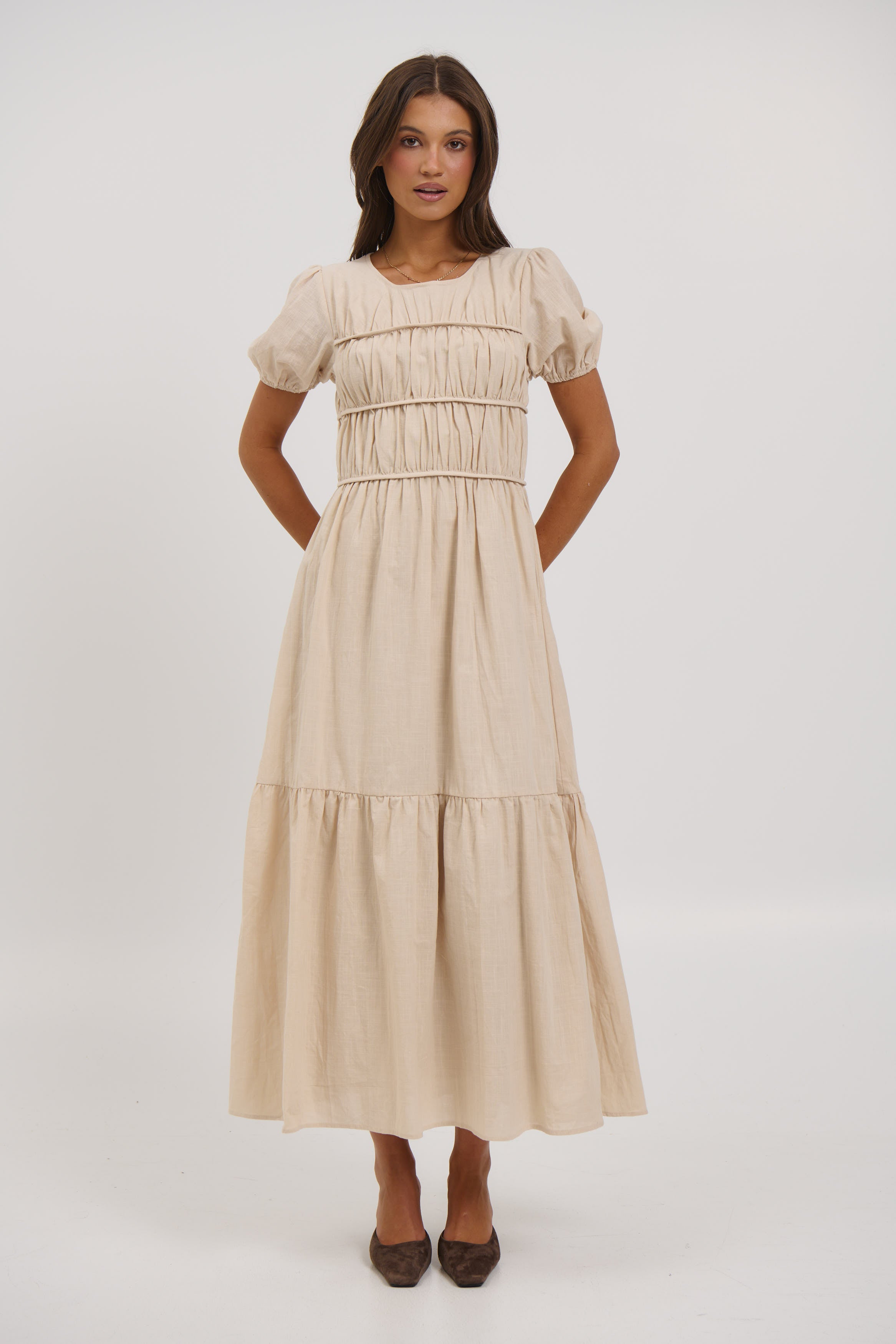 Gianna Maxi Dress Oat