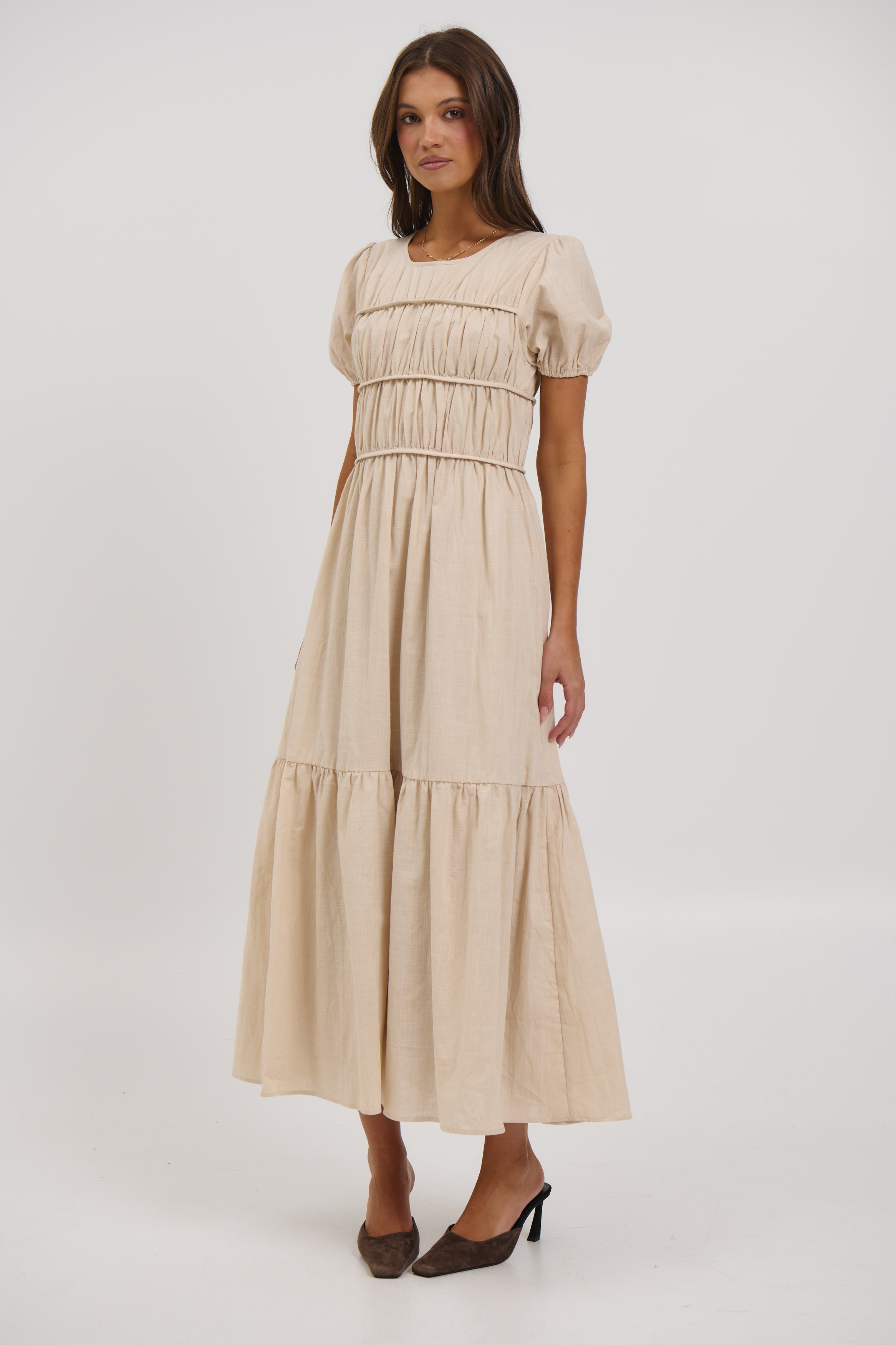 Gianna Maxi Dress Oat