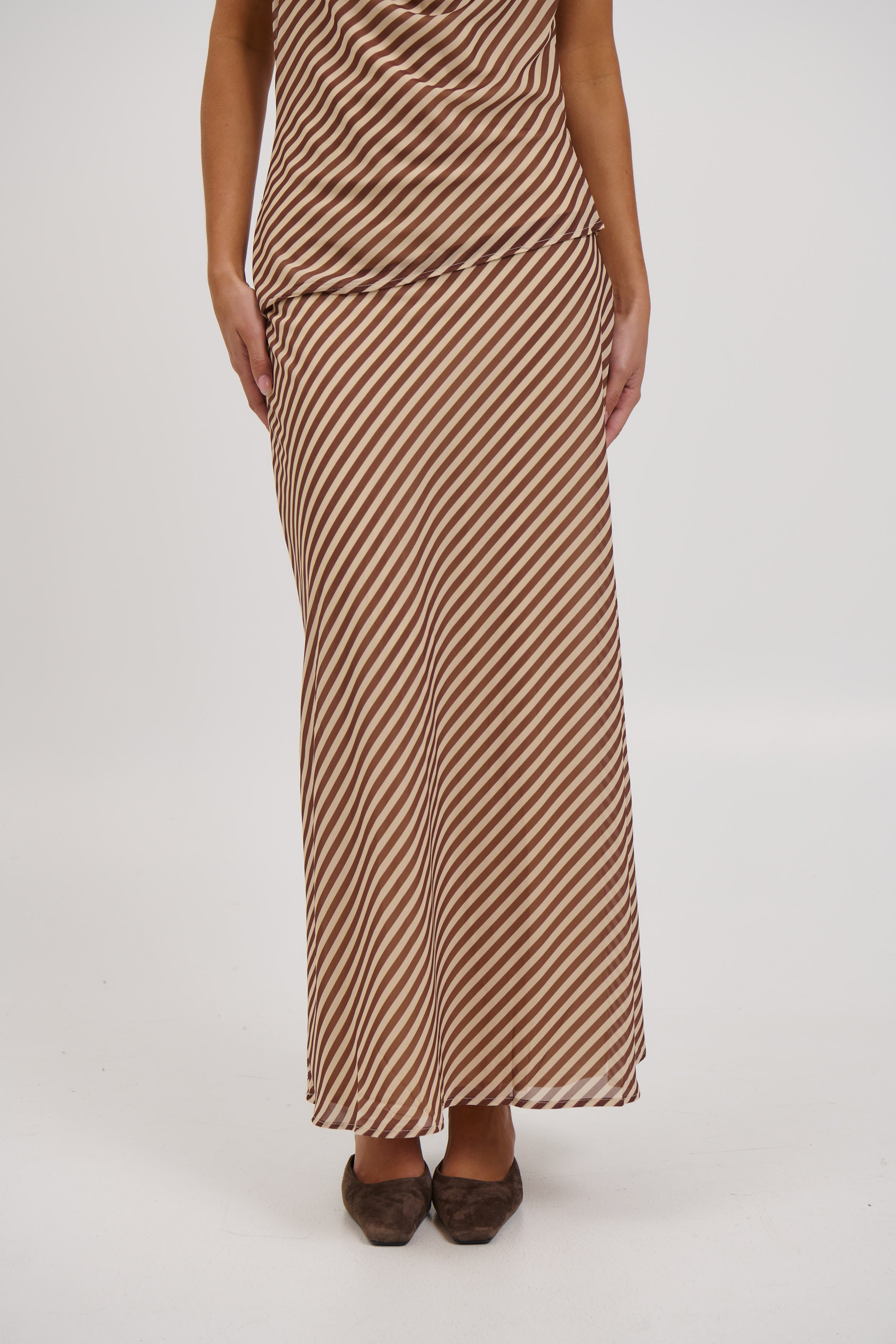 Lianna Maxi Skirt Tiramisu