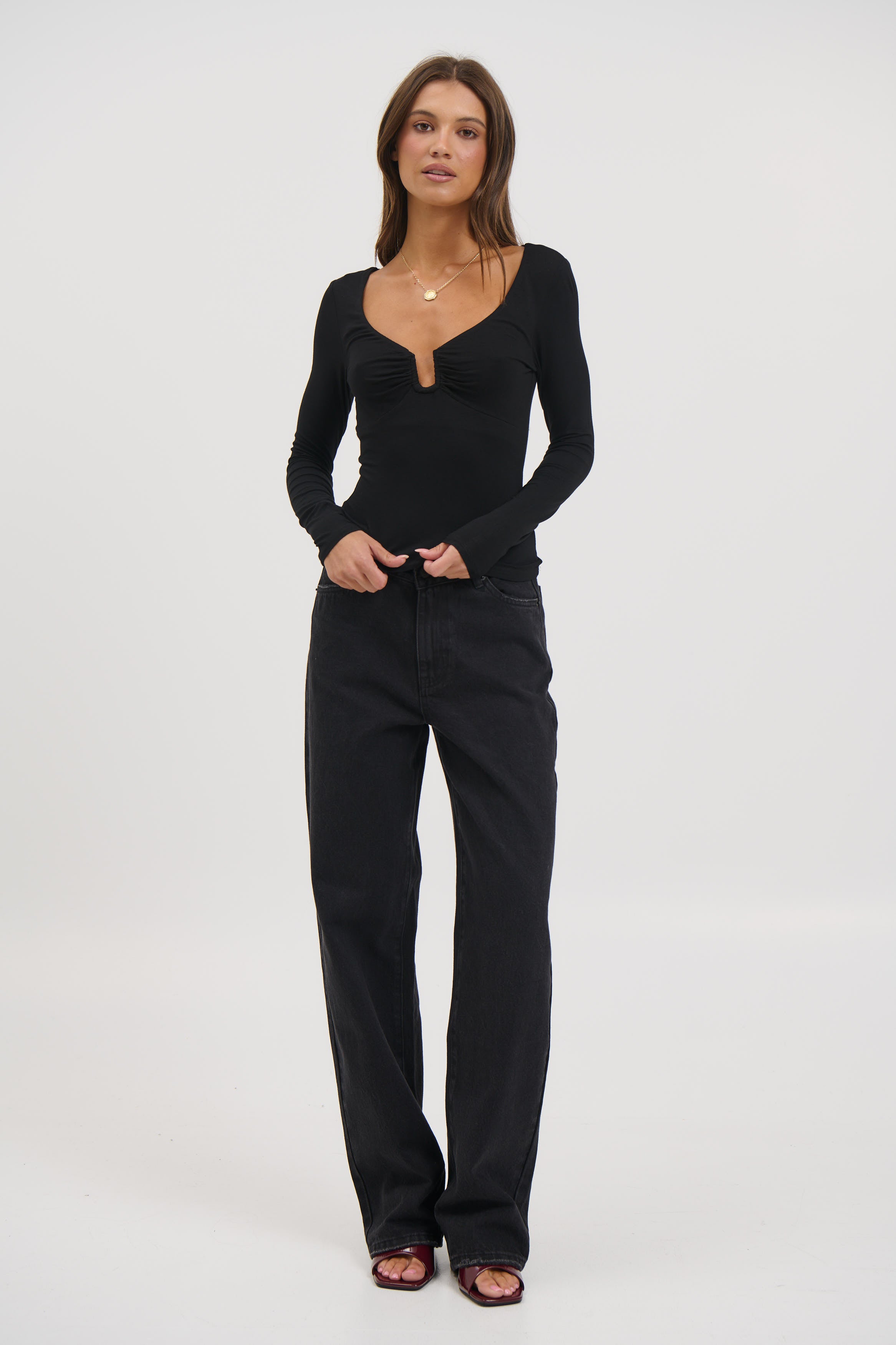 Ida Long Sleeve Black