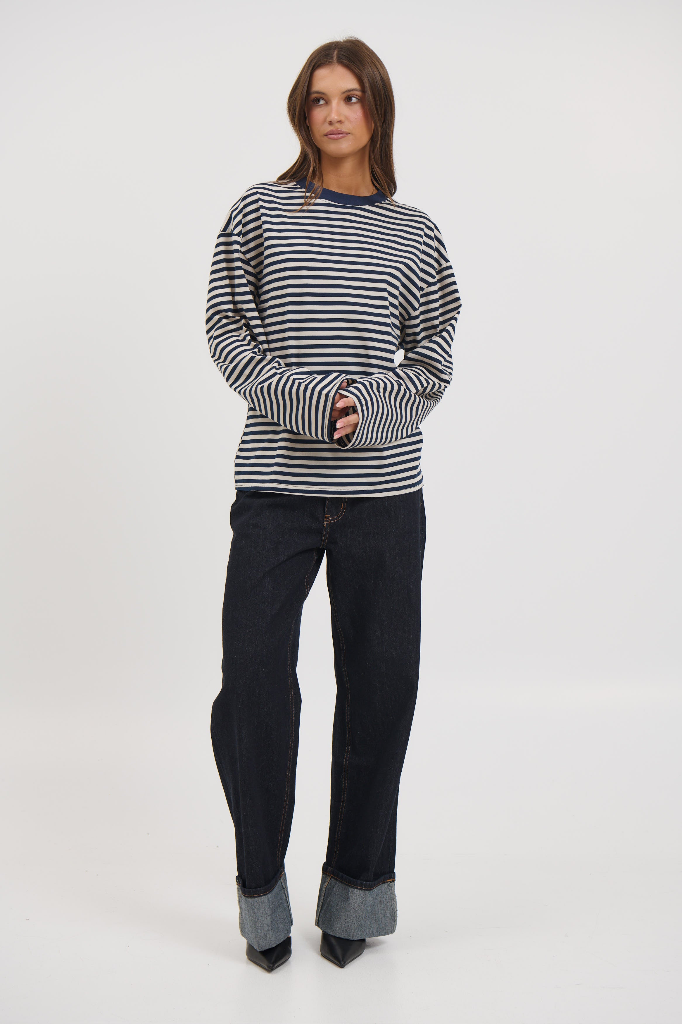 Sadie Long Sleeve Navy