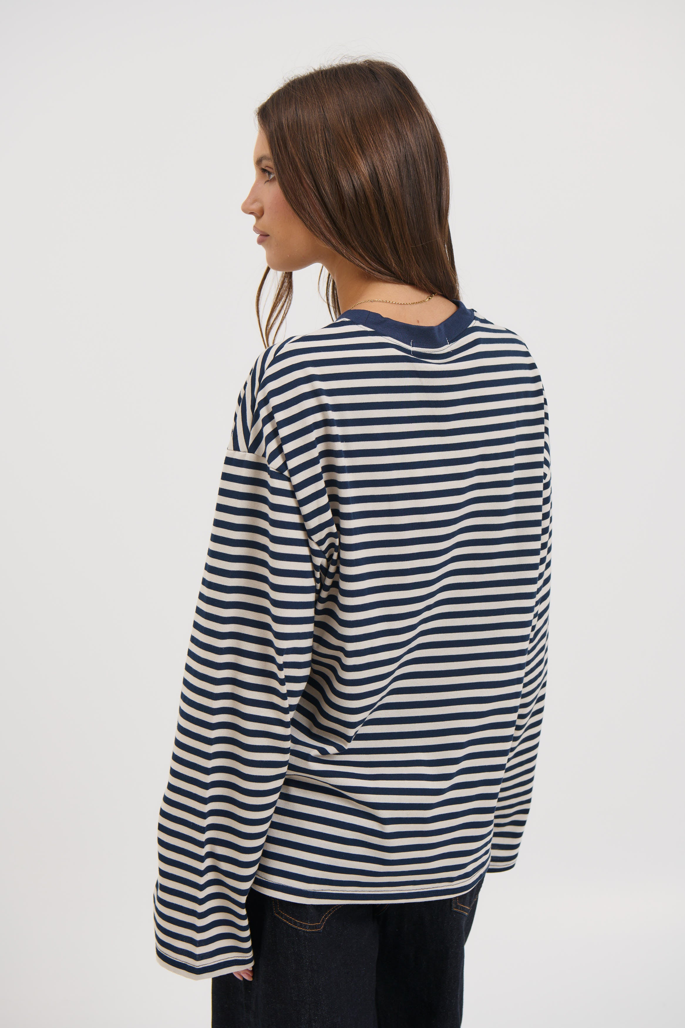 Sadie Long Sleeve Navy