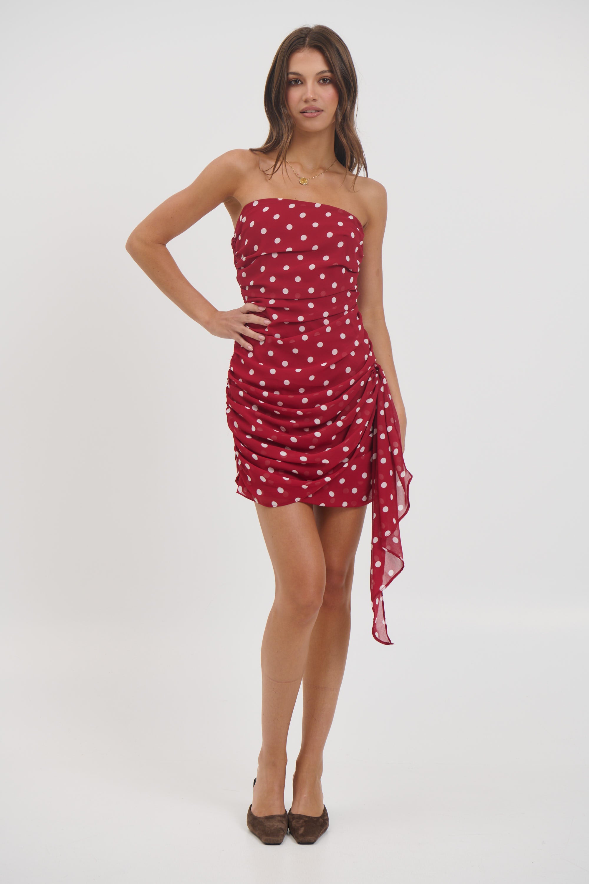 Charley Mini Dress Wine