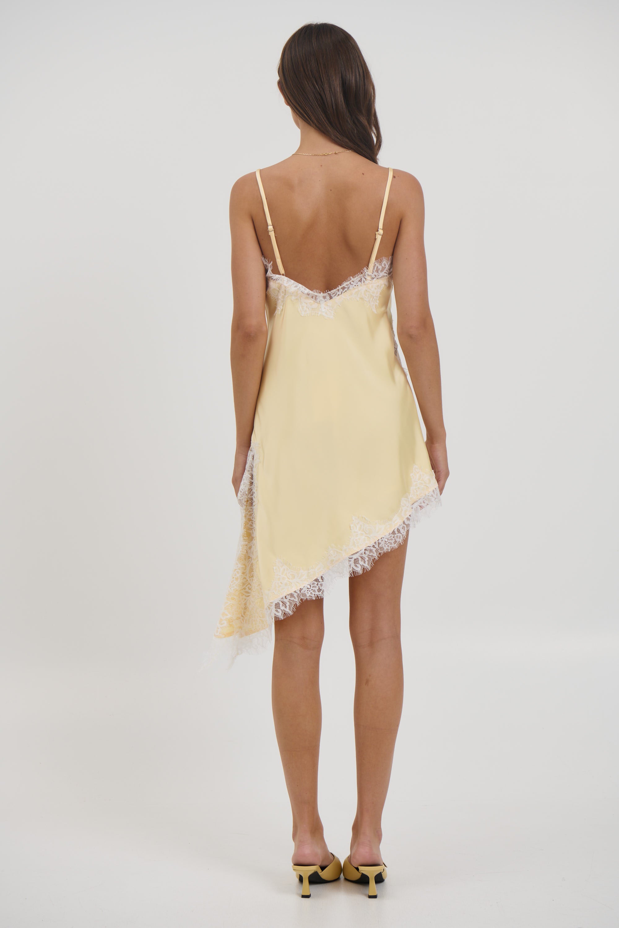 Electra Lace Dress Lemon