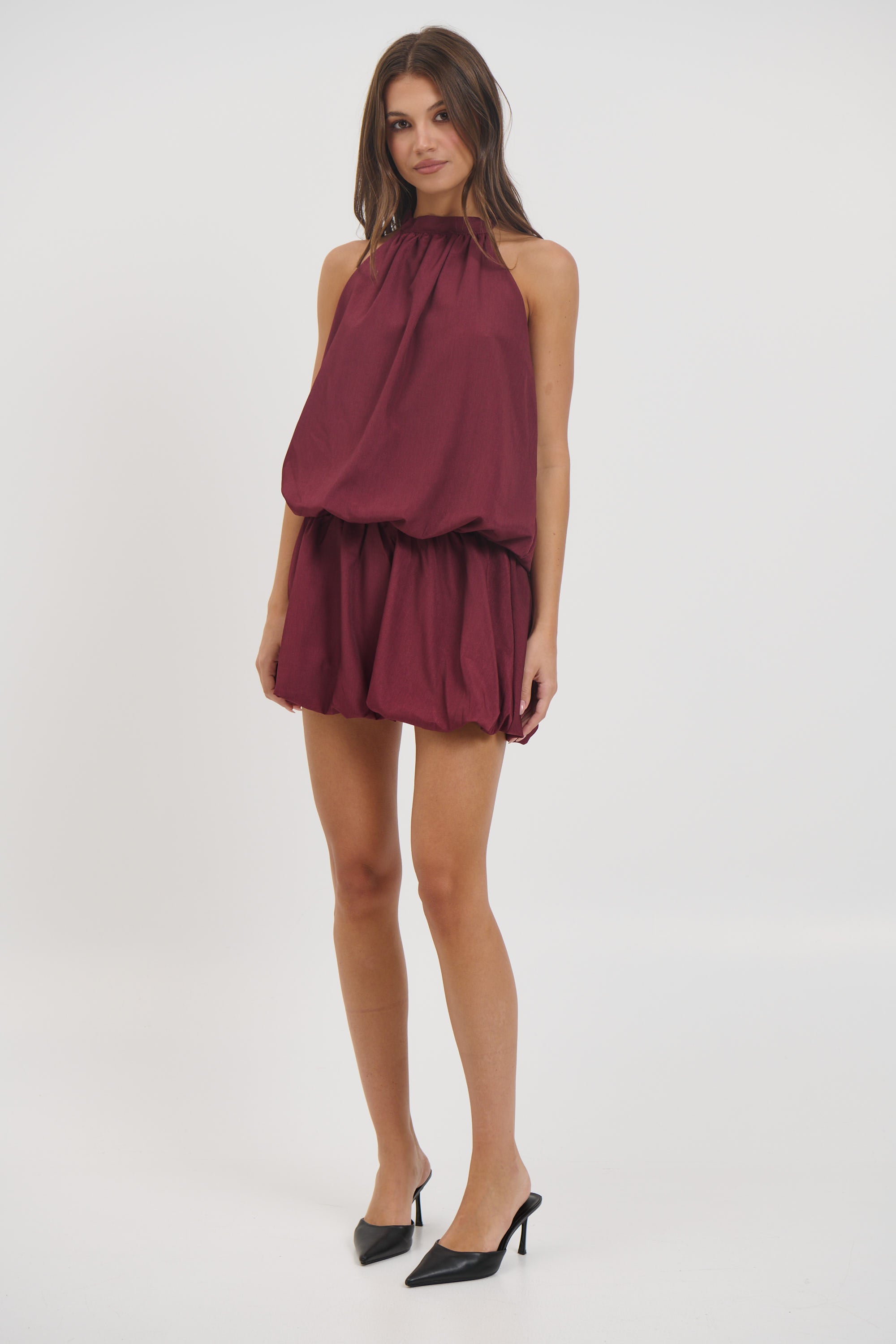 Paris Mini Dress Berry