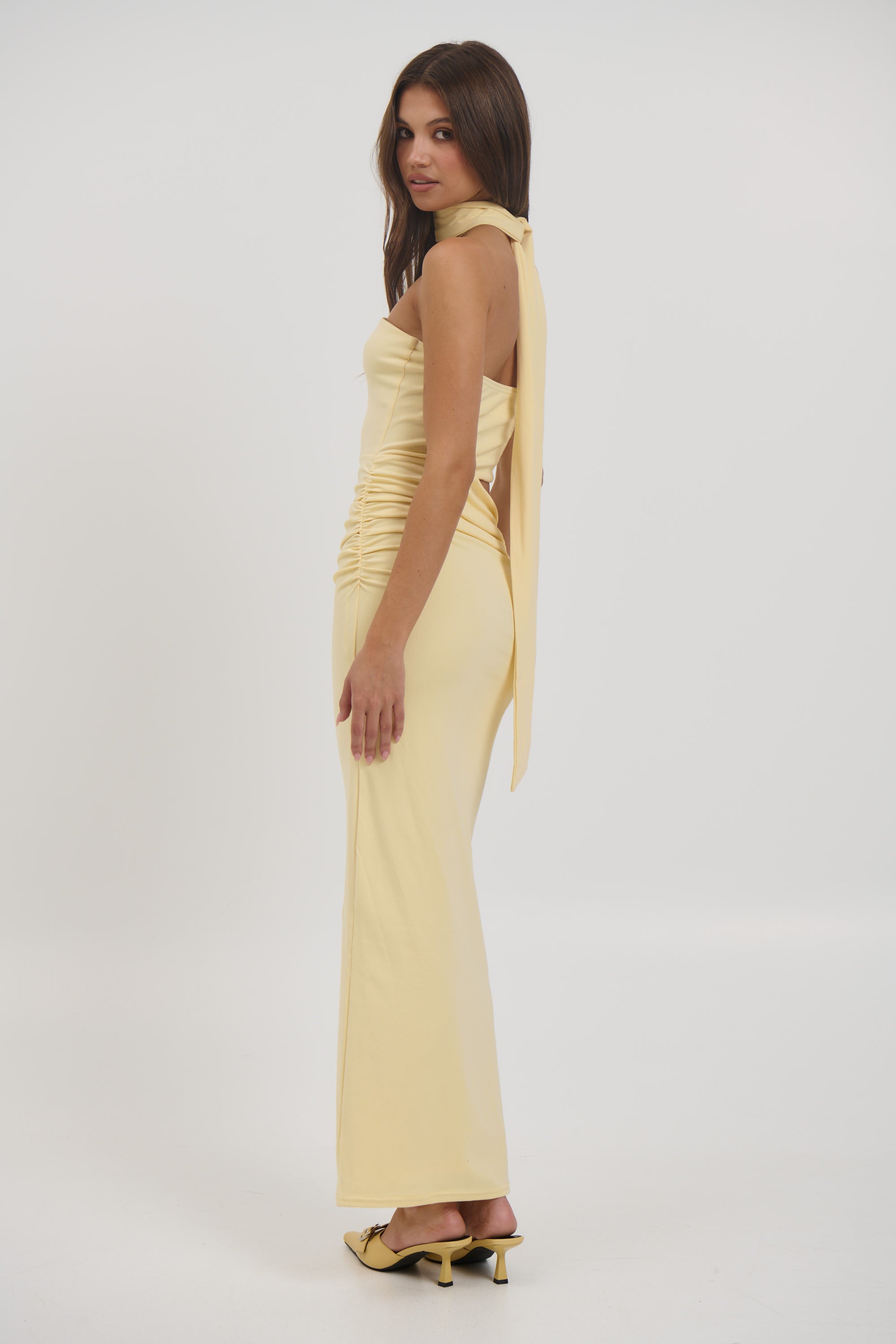 Selena Maxi Dress Lemon