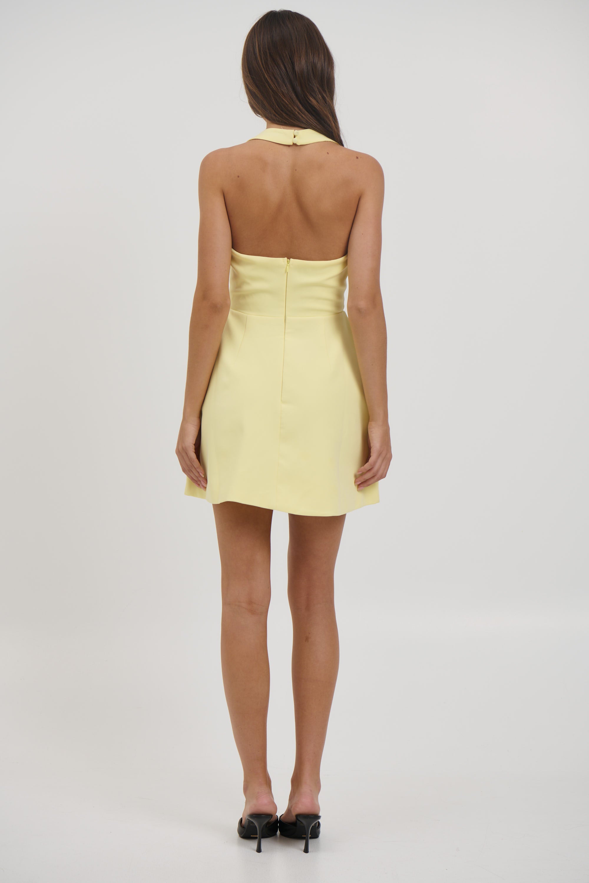 Darcy Mini Dress Lemon