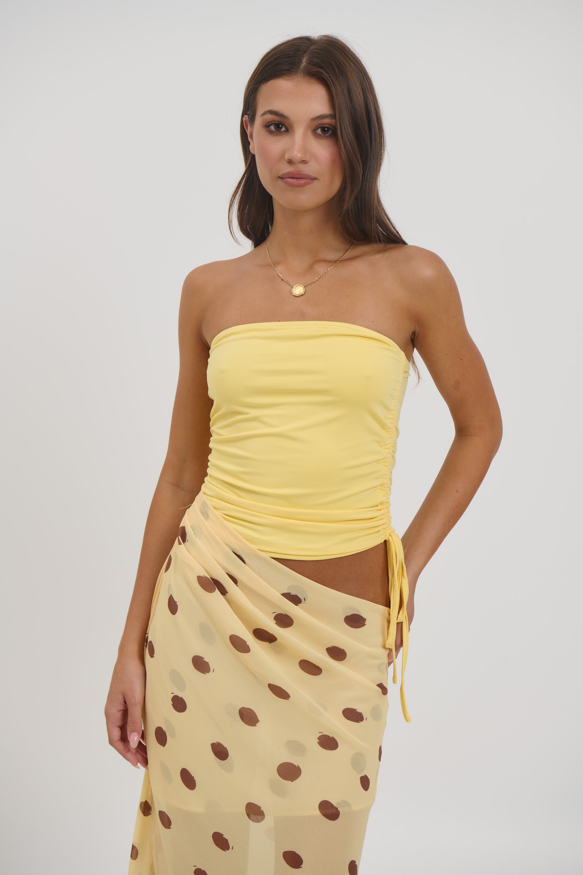 Bella Maxi Dress Lemon