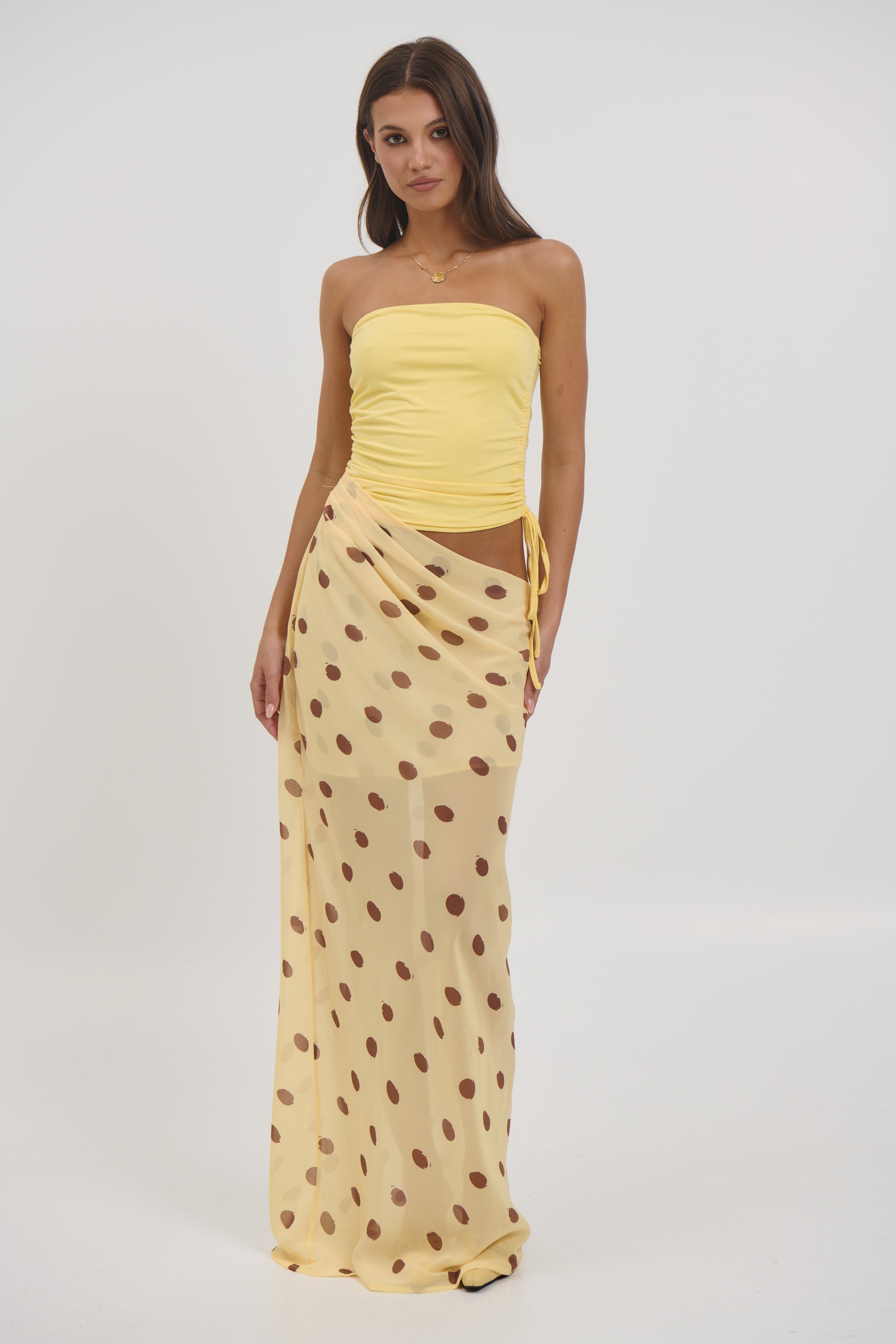 Bella Maxi Dress Lemon
