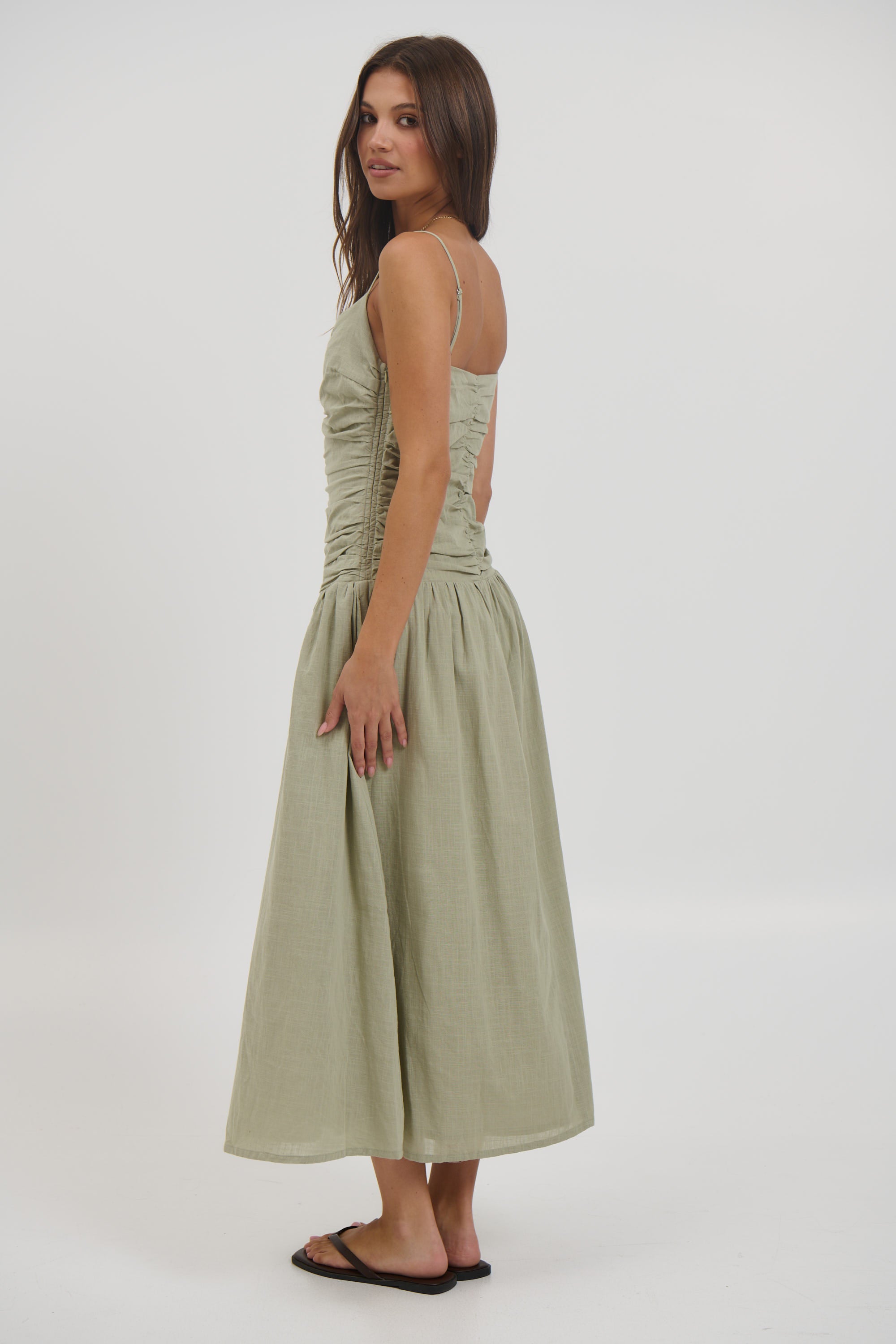 Amity Midi Dress Sage